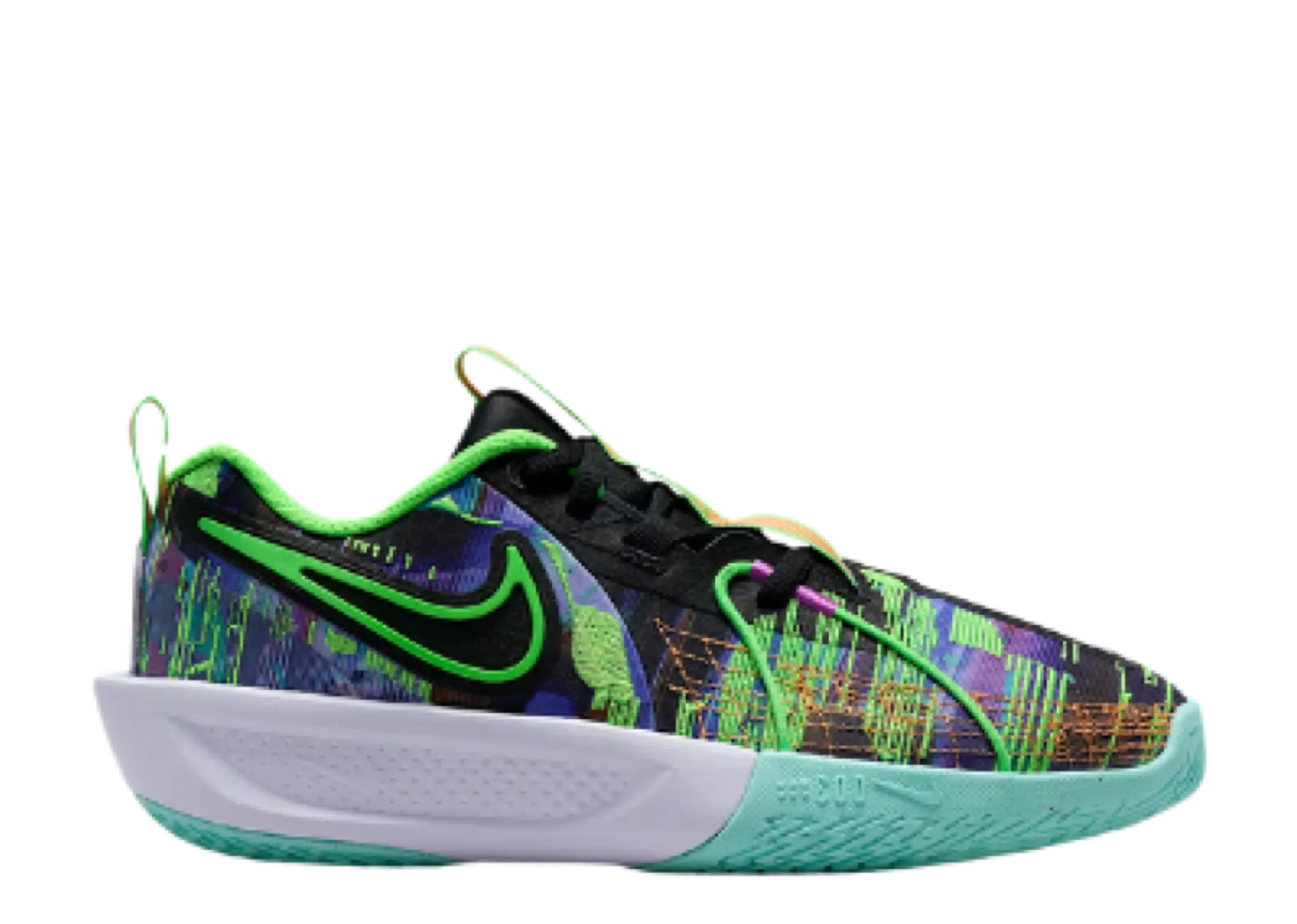 Nike GT Cut 3 Hyper Violet Green Strike (Grade School)