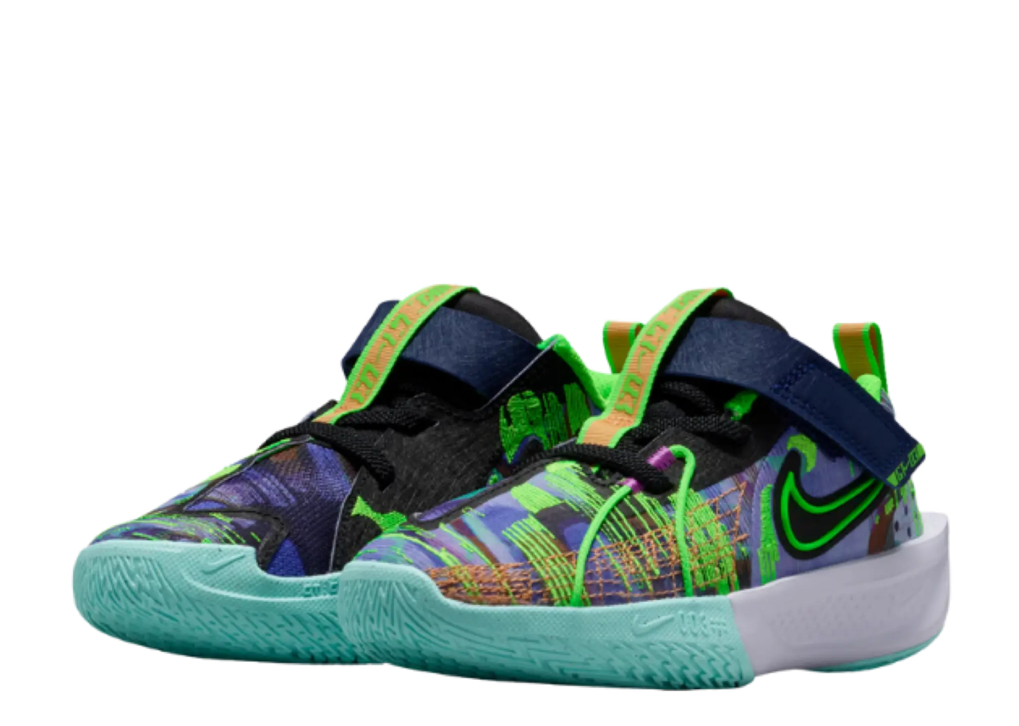 Nike GT Cut 3 Hyper Violet Green Strike (Pre-School) - photo 2