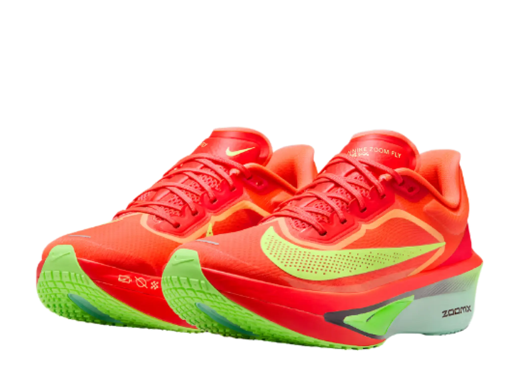 Nike Zoom Fly 6 Bright Crimson Lime Blast Mint Foam Cave Purple (Women's) - photo 2