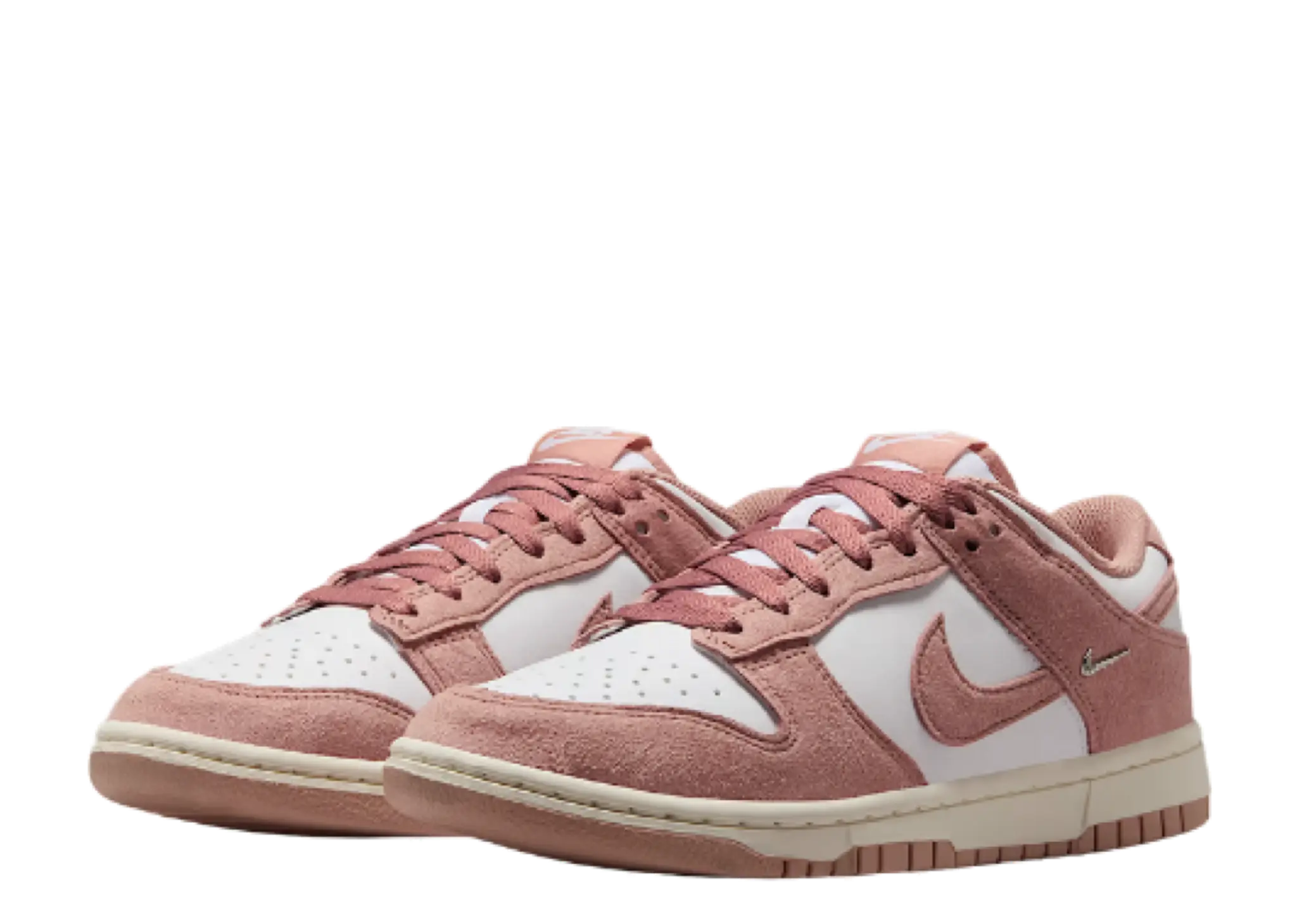Nike Dunk Low White Sail Metallic Silver Particle Pink (Women's) - photo 2