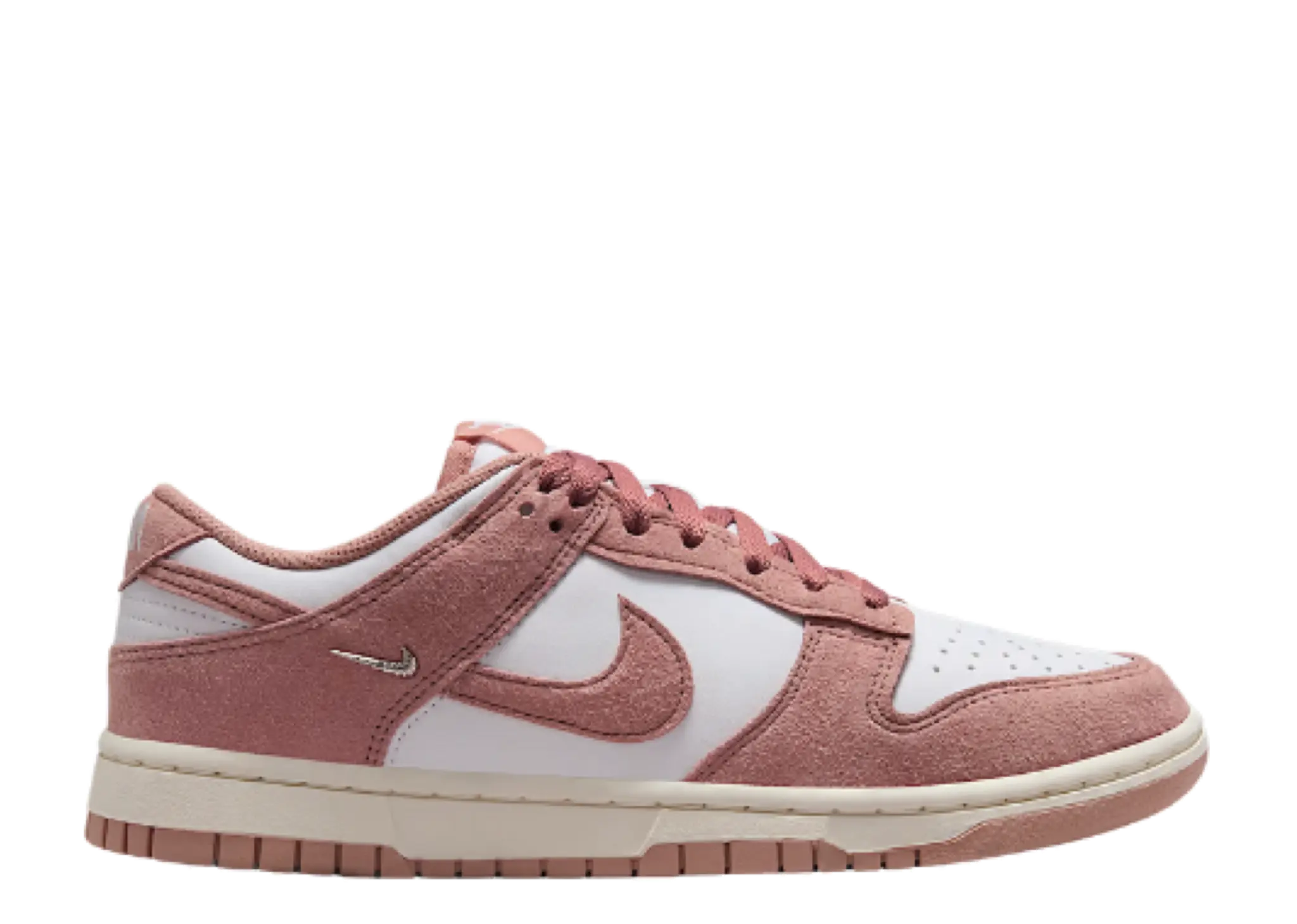 Nike Dunk Low White Sail Metallic Silver Particle Pink (Women's)