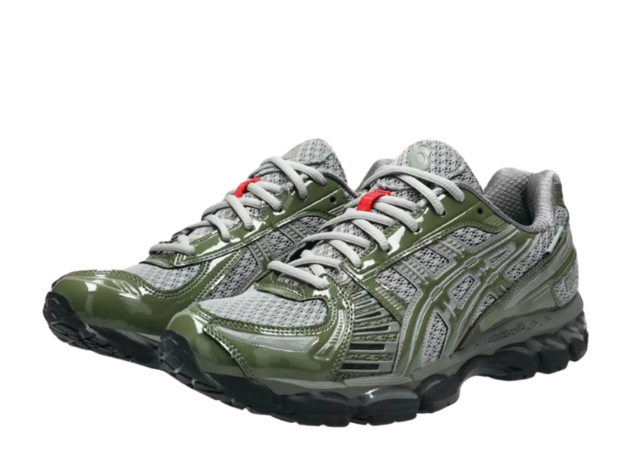 ASICS Gel-Kayano 12.1 Up There Olive Green Grey Red - photo 2
