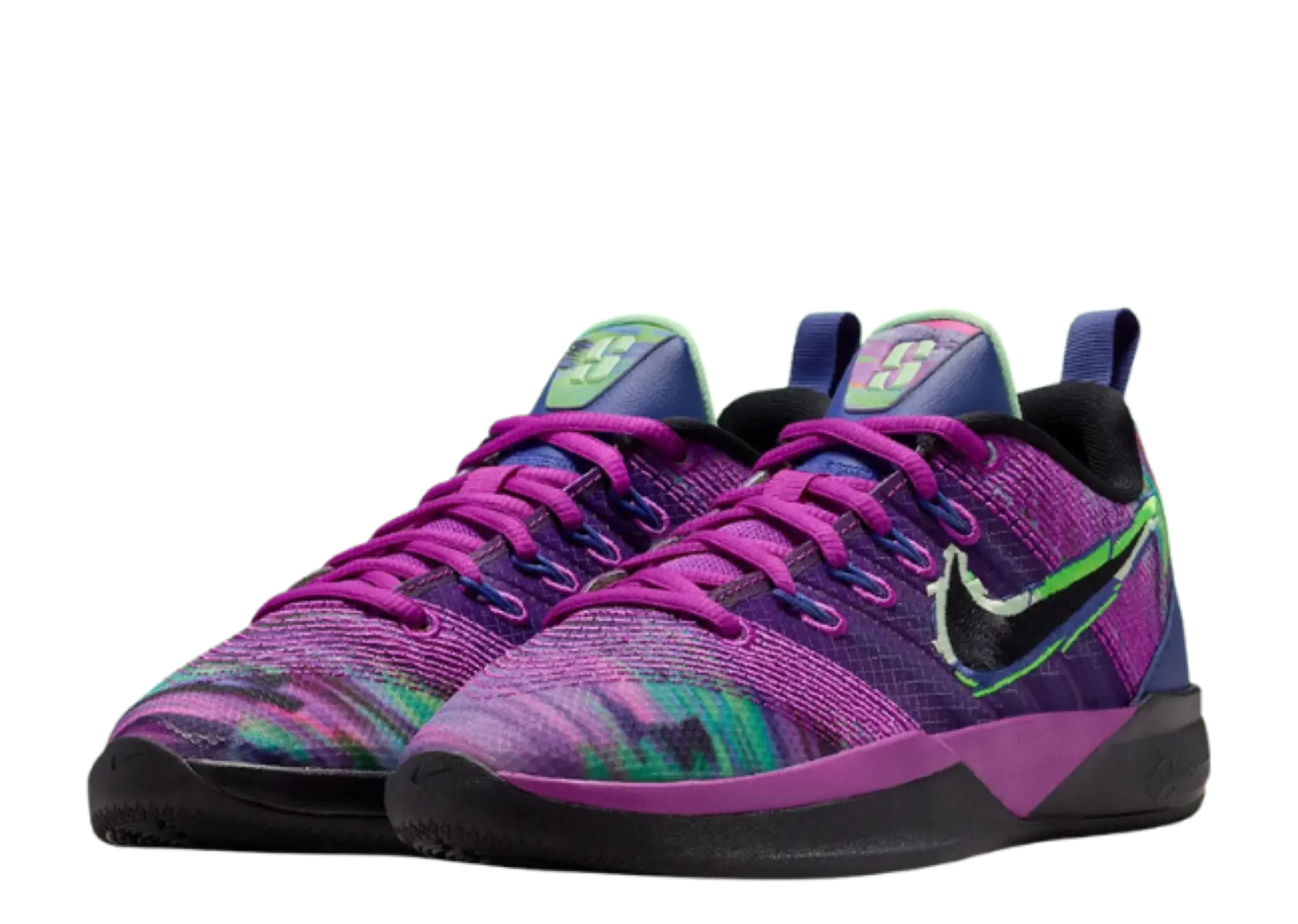 Nike Sabrina 3 King of the Court Vivid Purple Black Vapor Green (Grade School) - photo 2