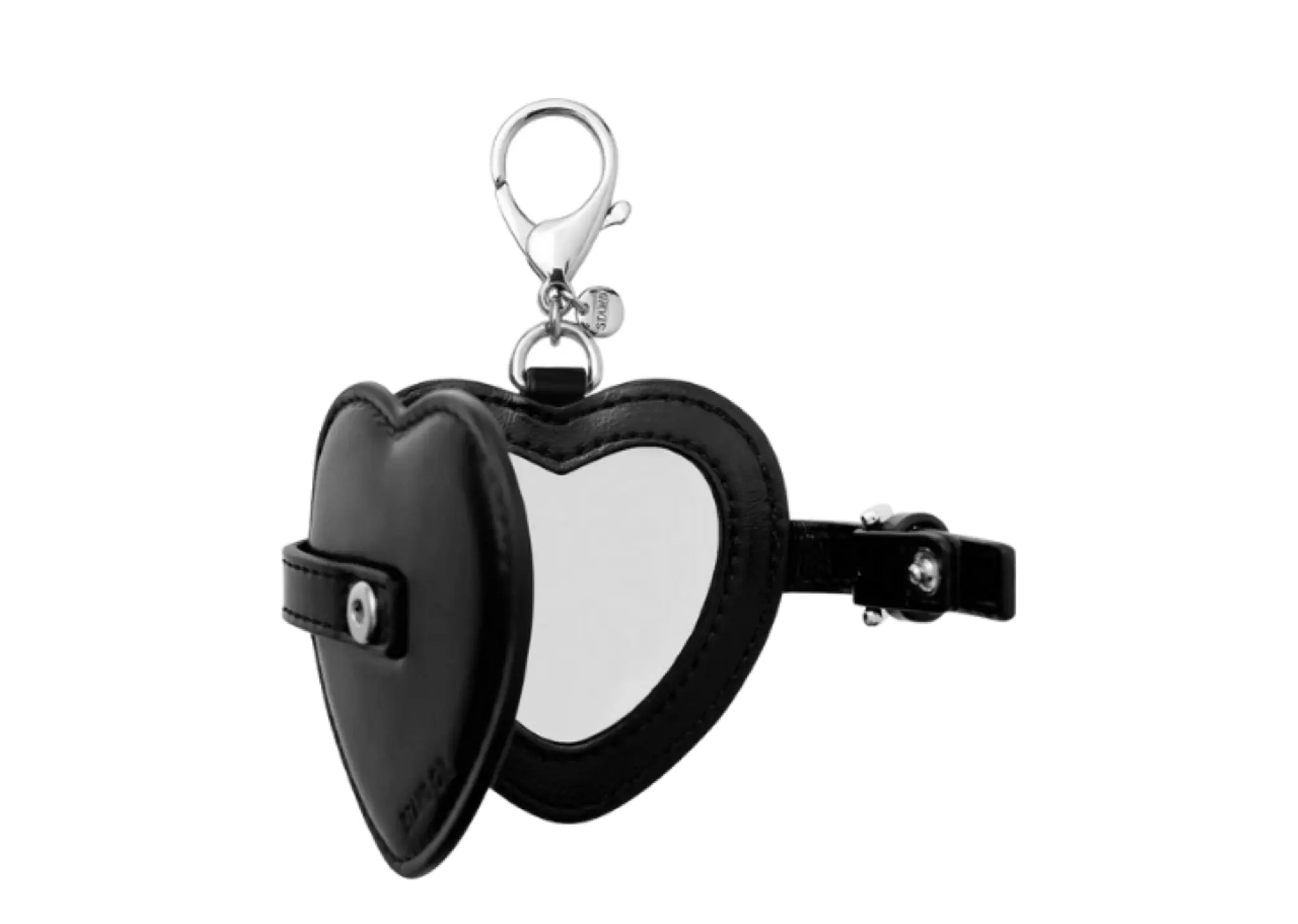 Stand Oil Belted Mirror Keyring Black - photo 2