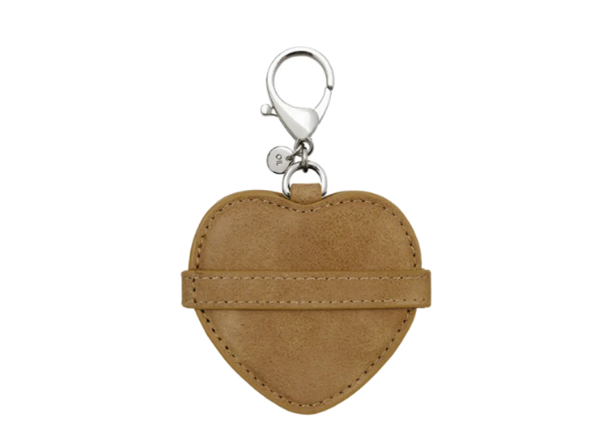 Stand Oil Belted Mirror Keyring Camel - photo 3