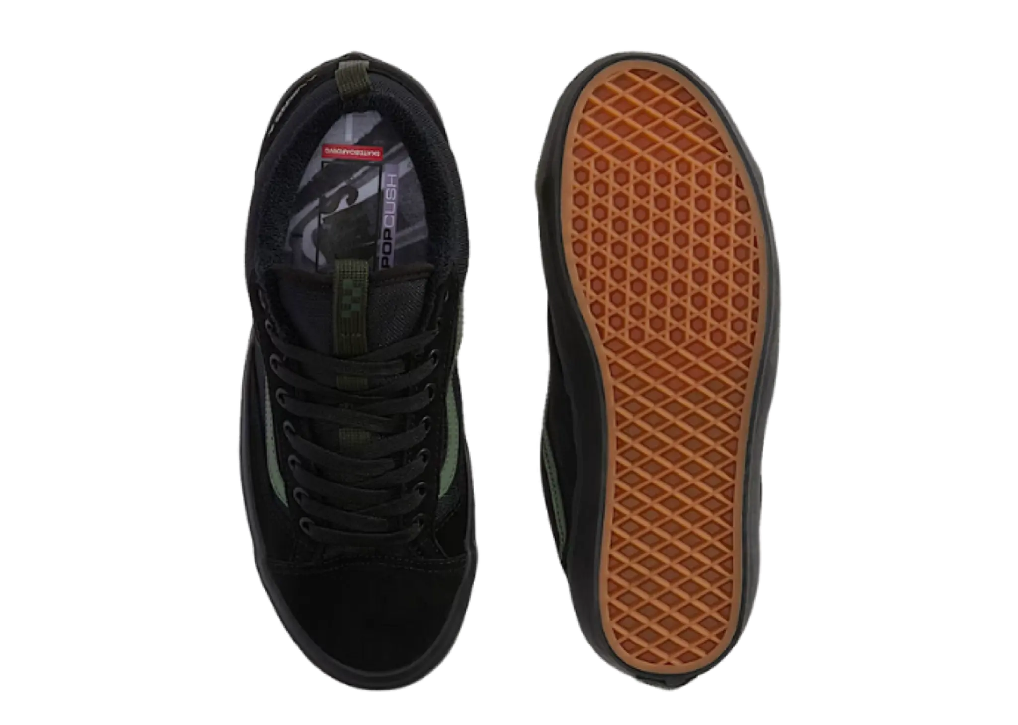 Vans Old Skool 36+ Atiba Jefferson Black Olive - photo 4