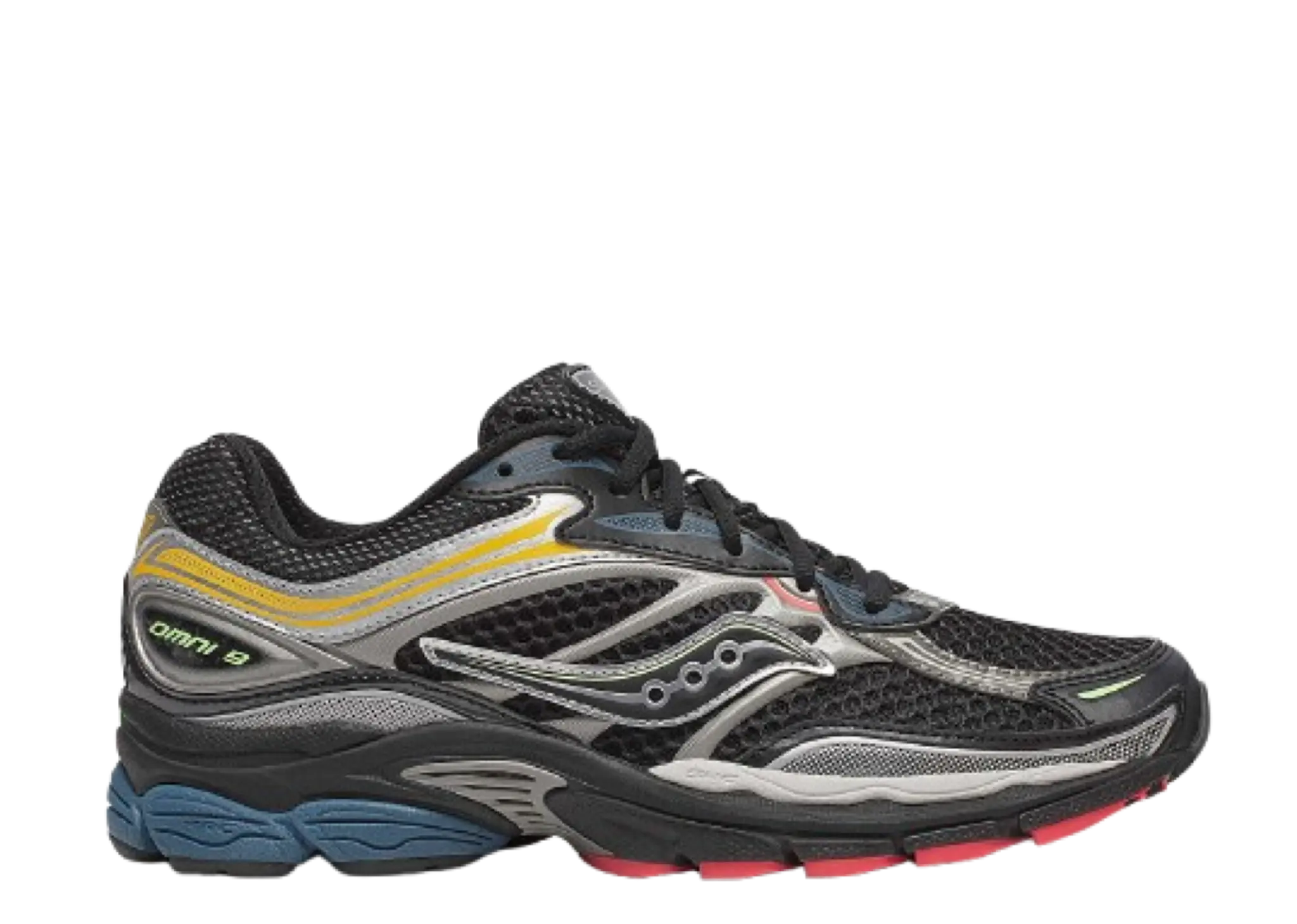 Saucony Pro Grid Omni 9 Black Silver Multi