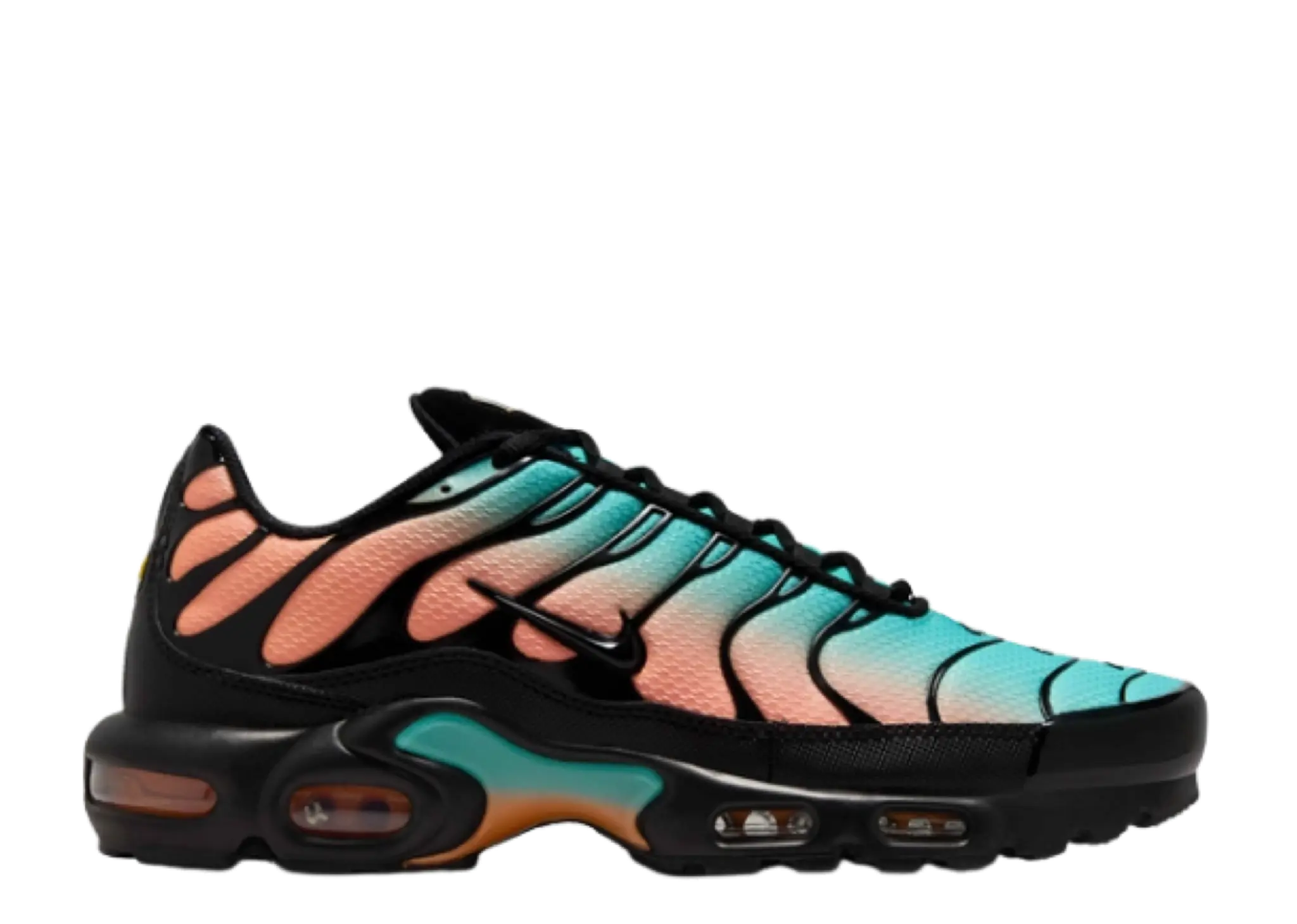 Nike Air Max Plus Black Aurora Green Orange Pulse