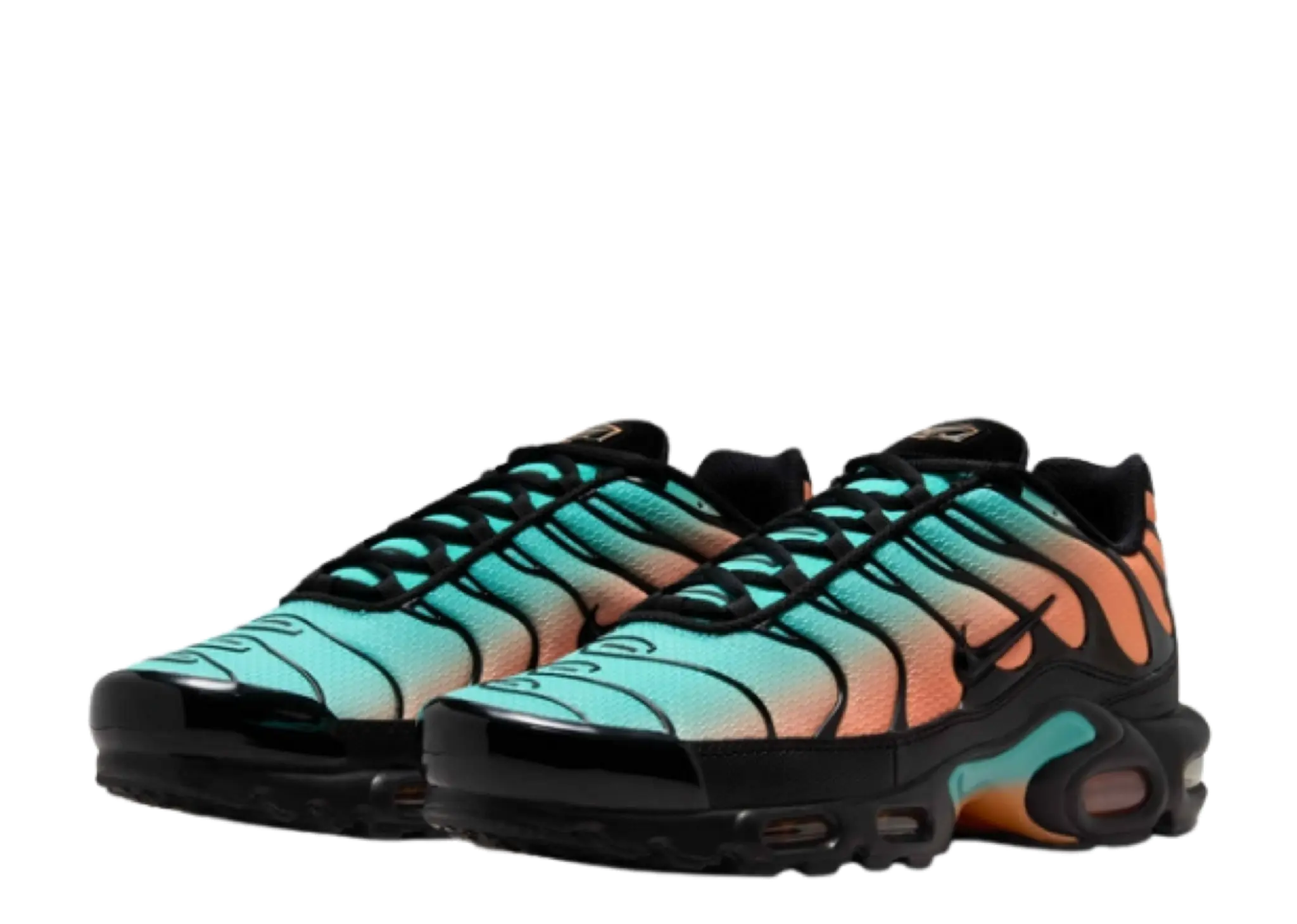 Nike Air Max Plus Black Aurora Green Orange Pulse - photo 2