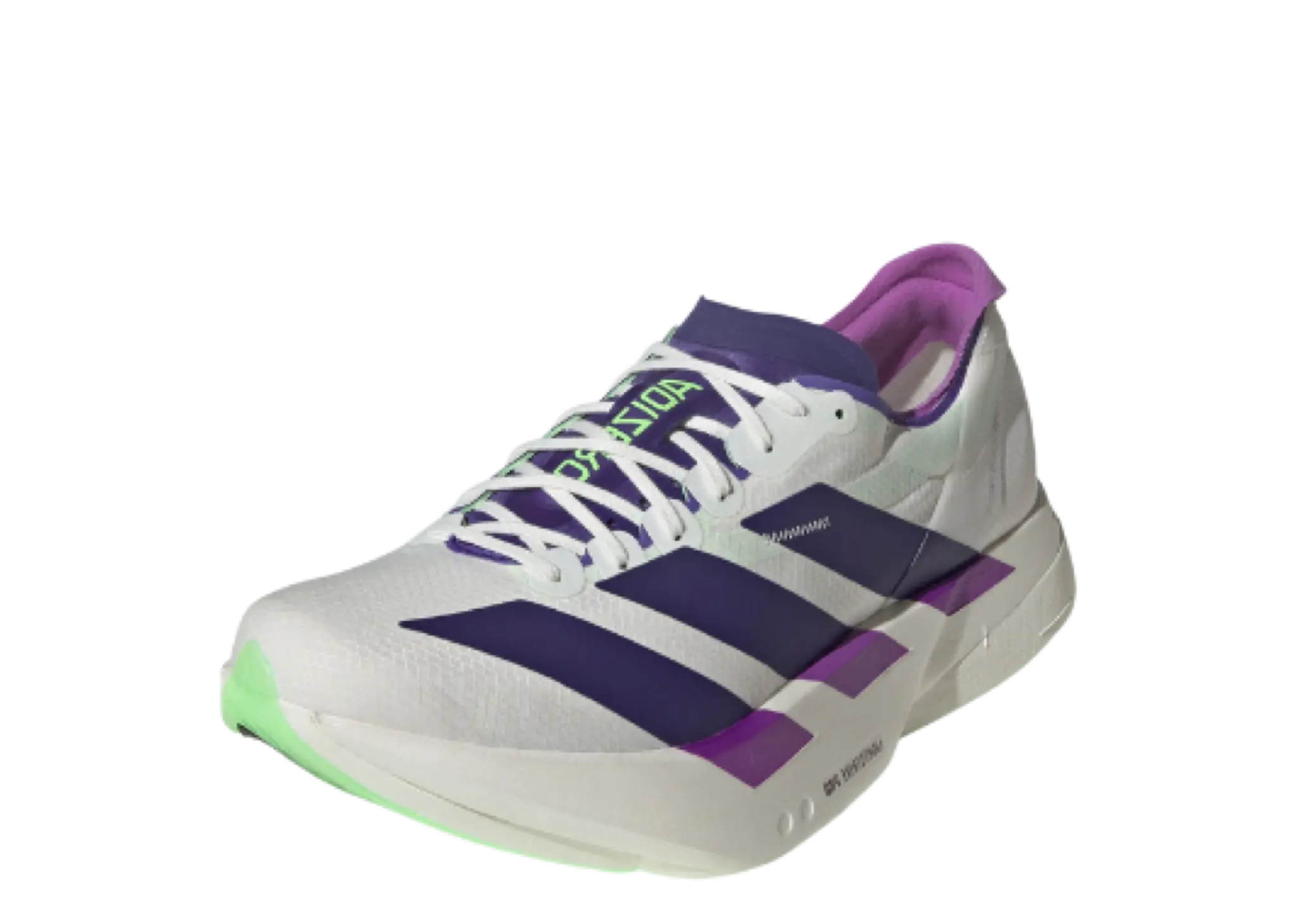 Adidas Adizero Adios Pro 4 White Purple Lime Burst - photo 2