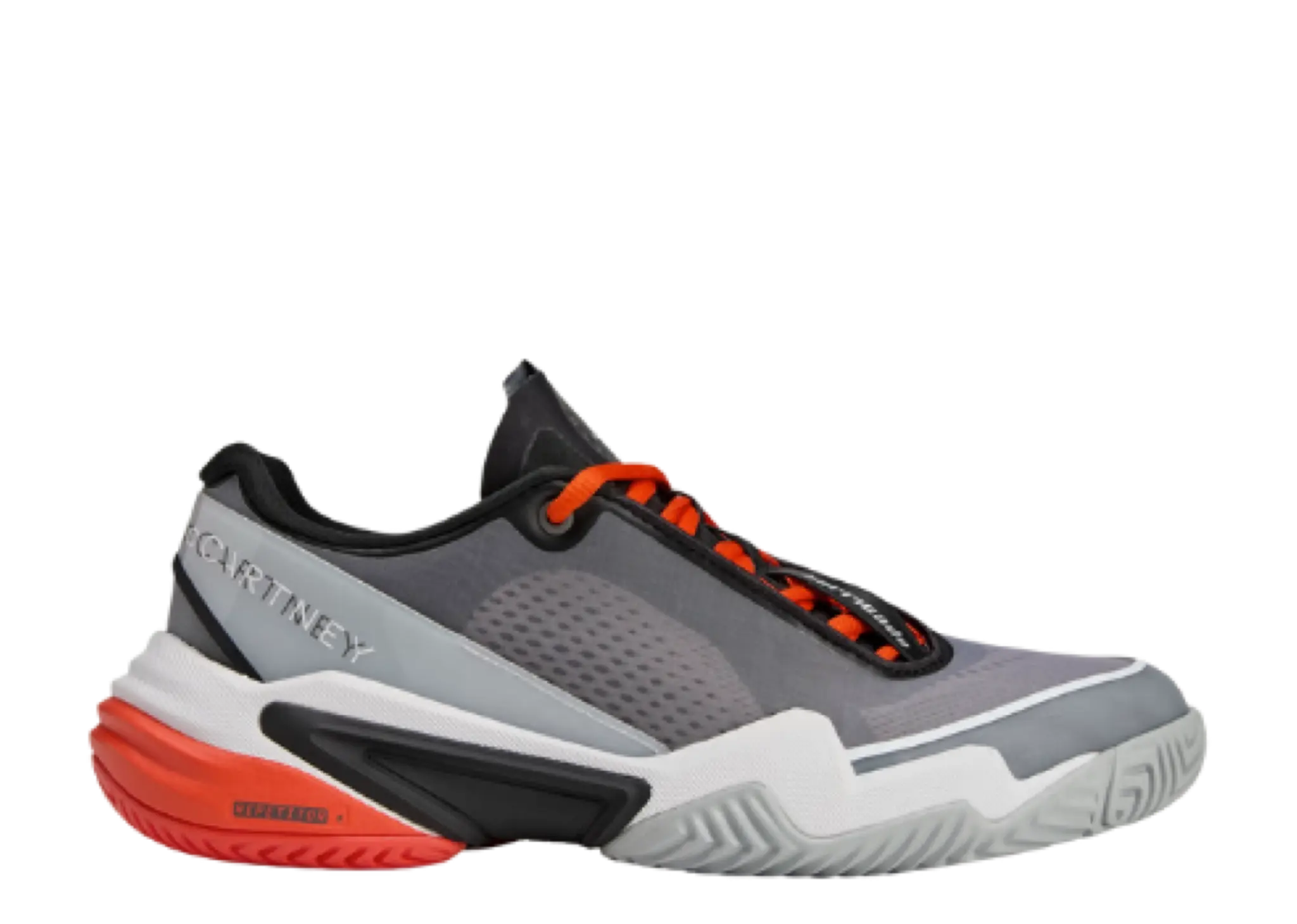 Adidas Barricade by Stella McCartney White Charcoal Collegiate Orange (Women's)