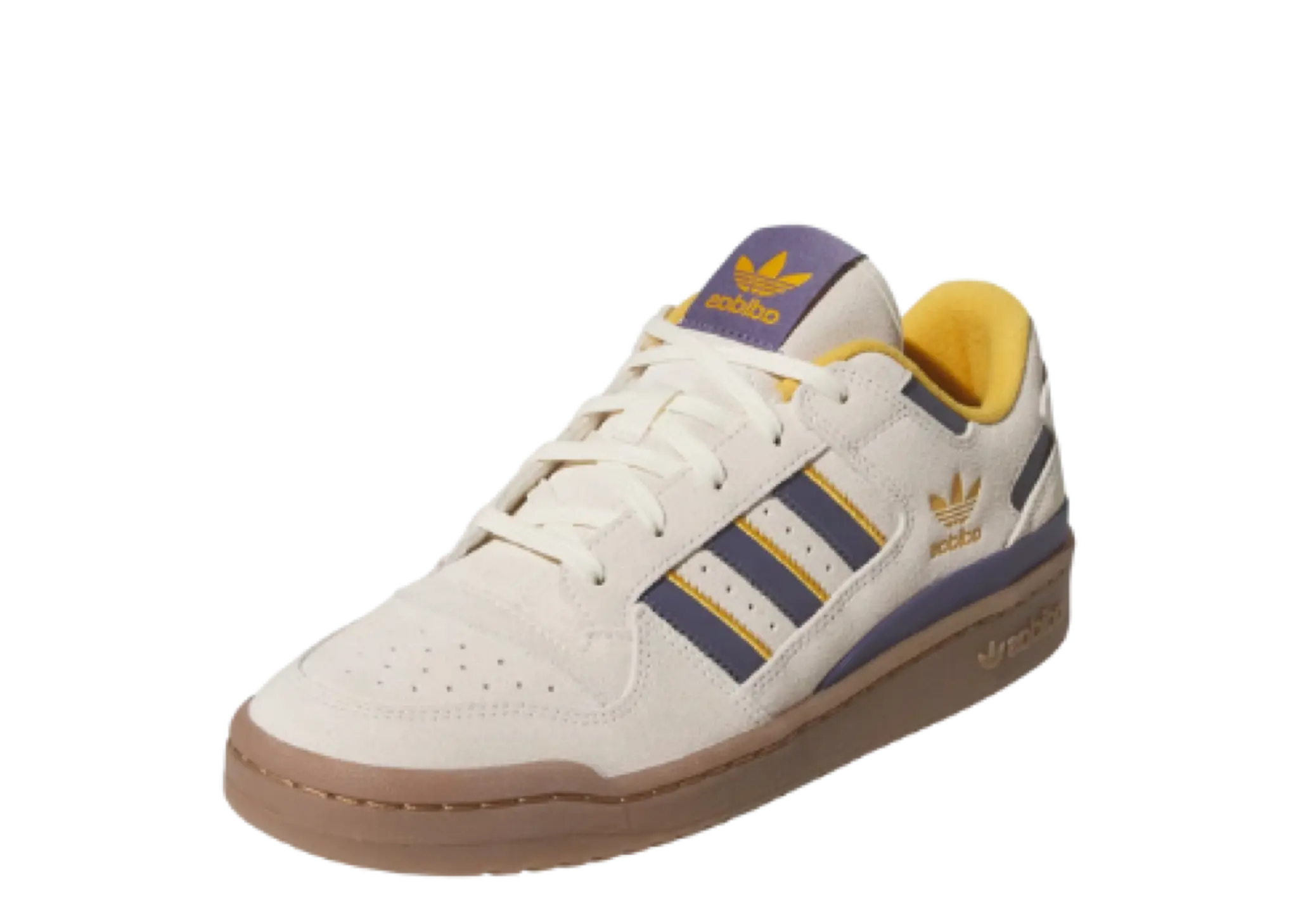 Adidas Forum Low CL White Preloved Violet Yellow - photo 2