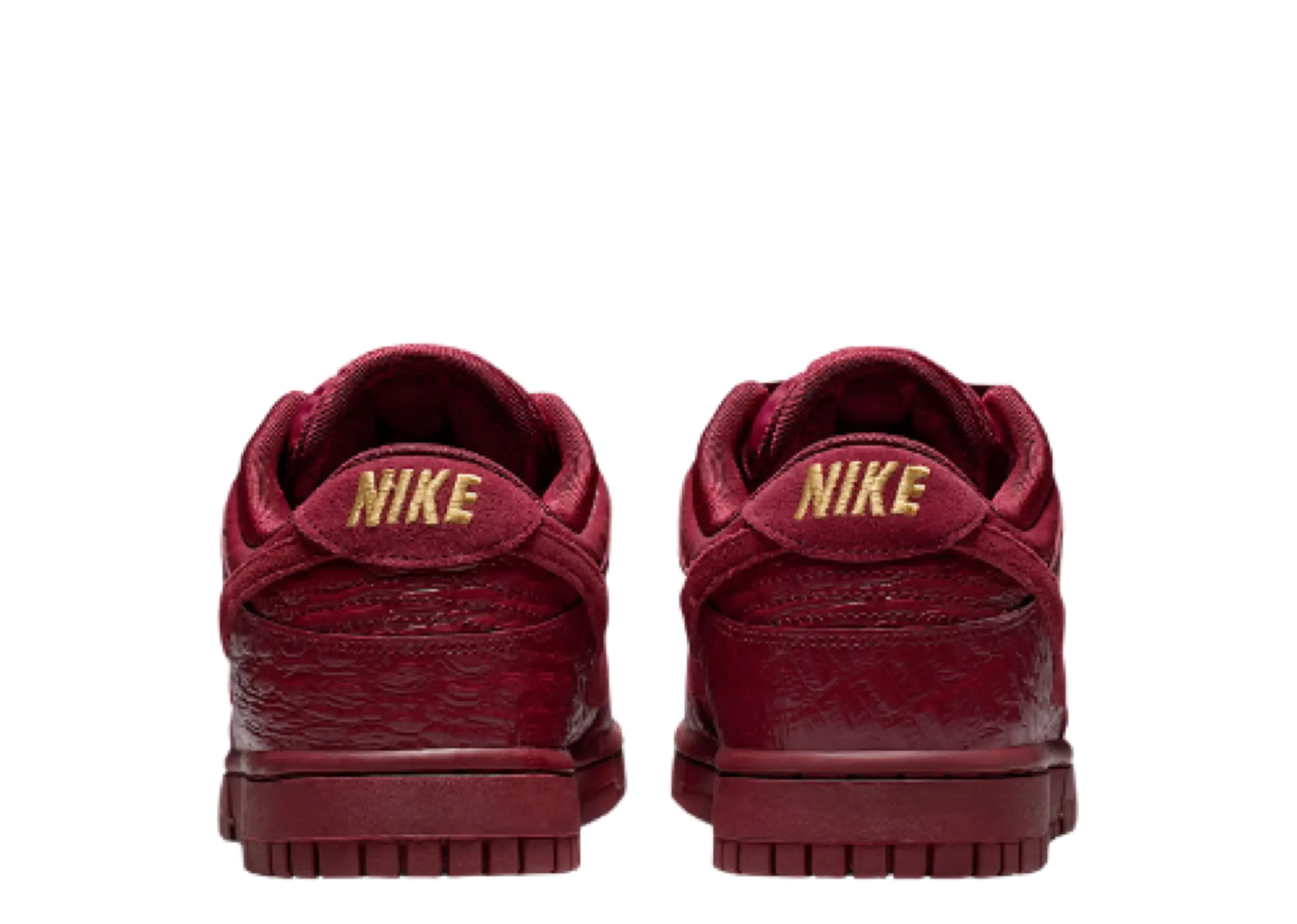 Nike Dunk Low Team Red Metallic Gold (Women's) - photo 3