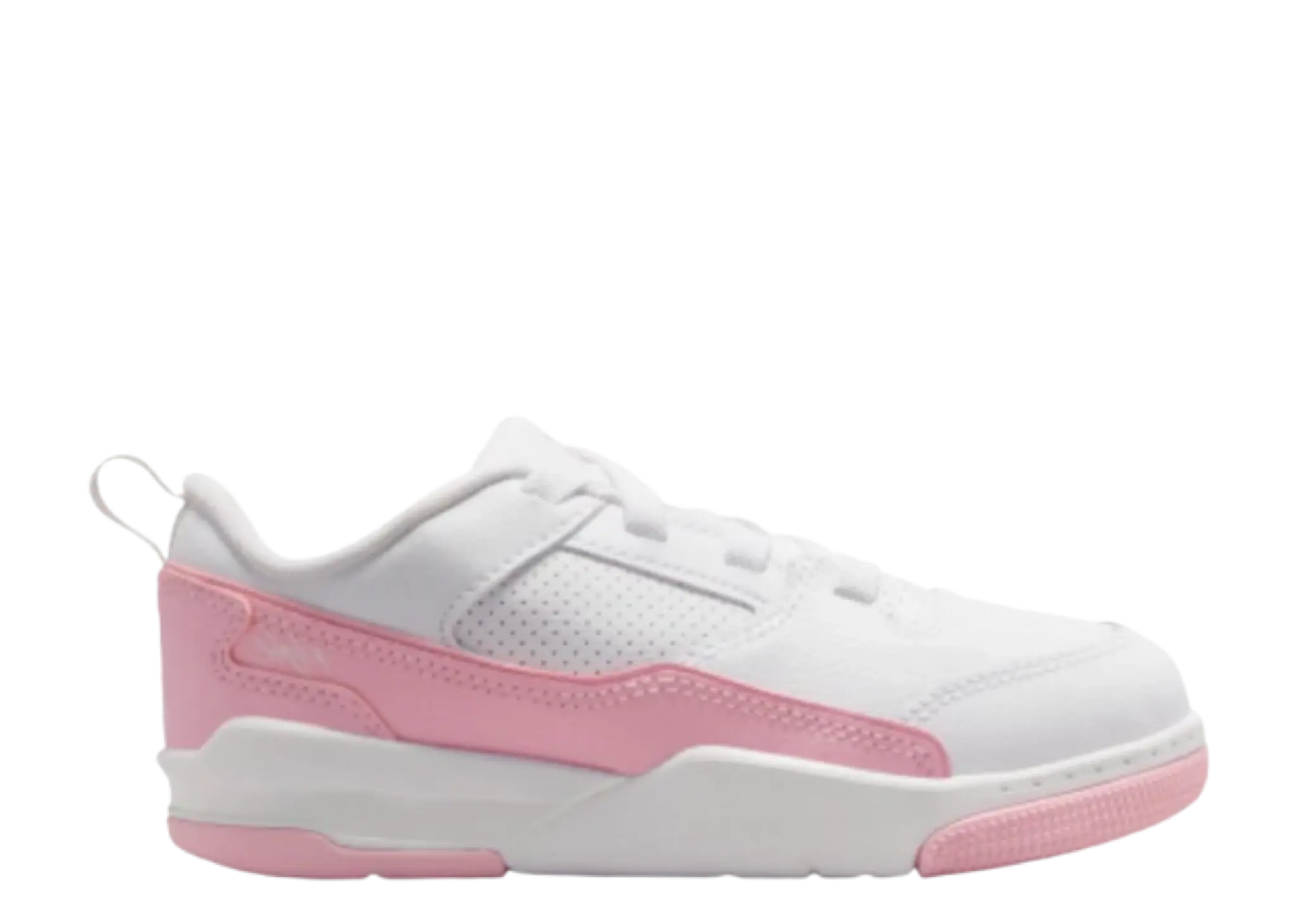 Air Jordan Flight Court White Medium Soft Pink (Pre-School)