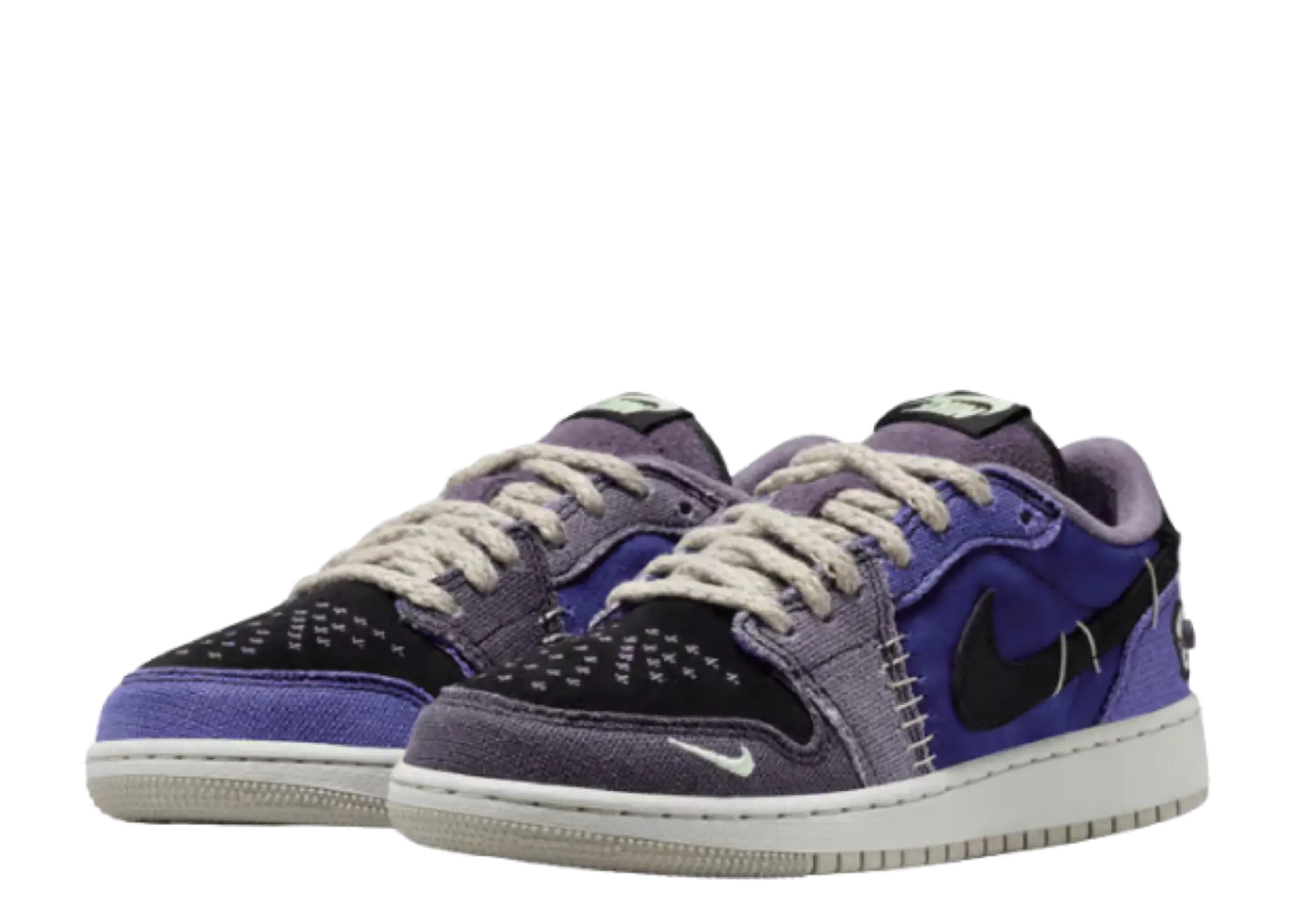 Air Jordan 1 Retro Low OG Zion Williamson Voodoo Alternate Regency Purple (Grade - photo 2