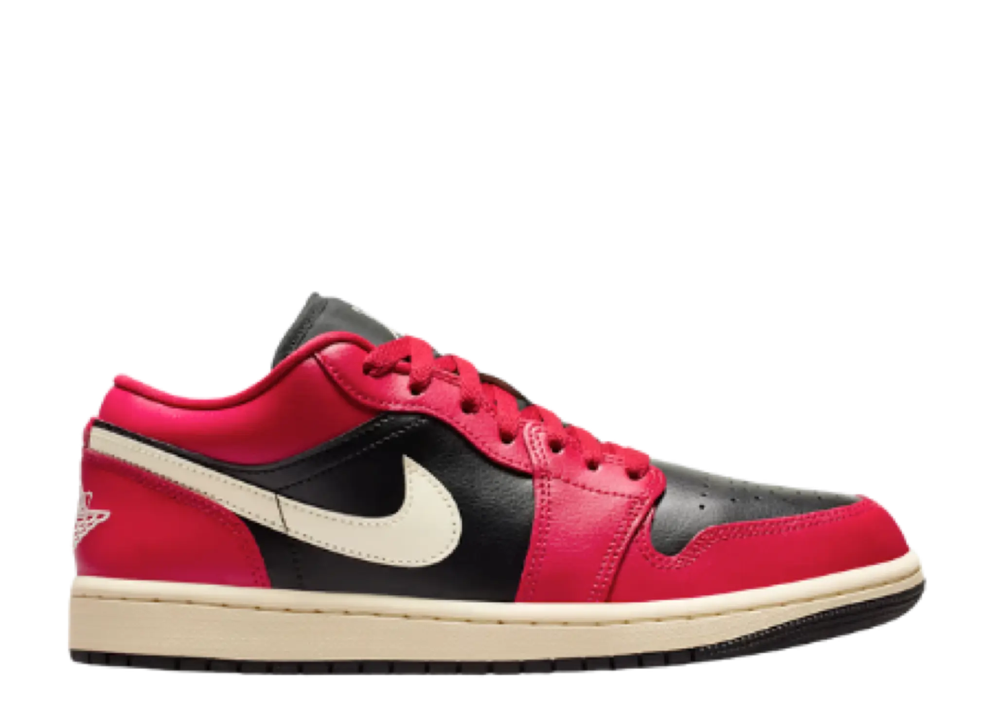 Air Jordan 1 Low Mystic Hibiscus Black (Women's)