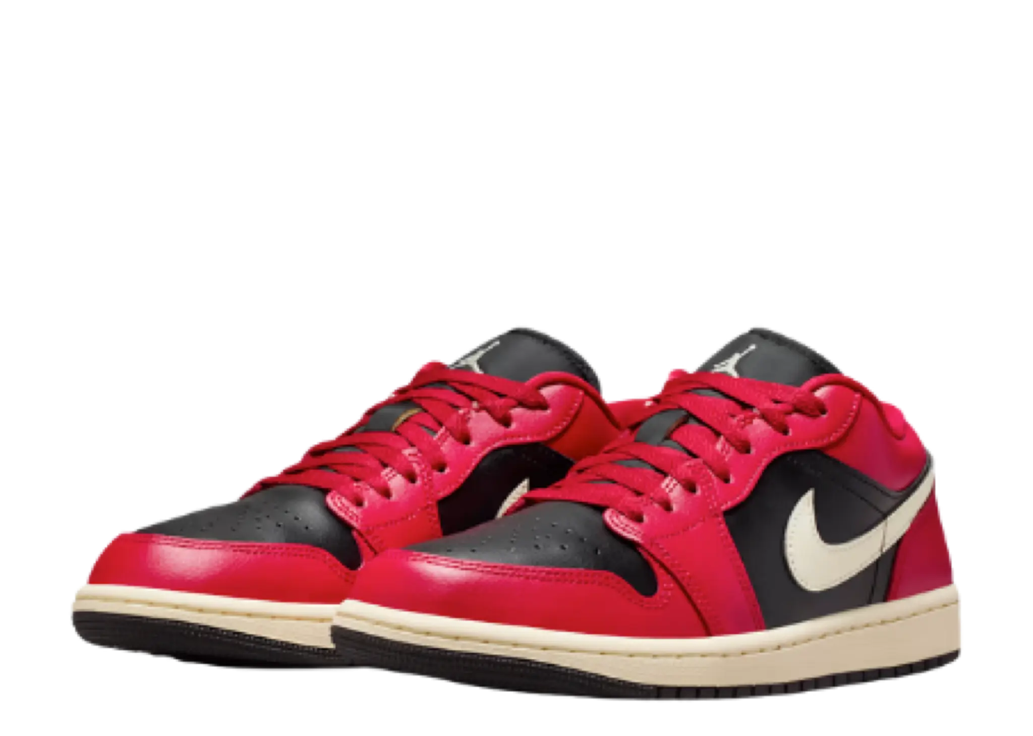 Air Jordan 1 Low Mystic Hibiscus Black (Women's) - photo 2