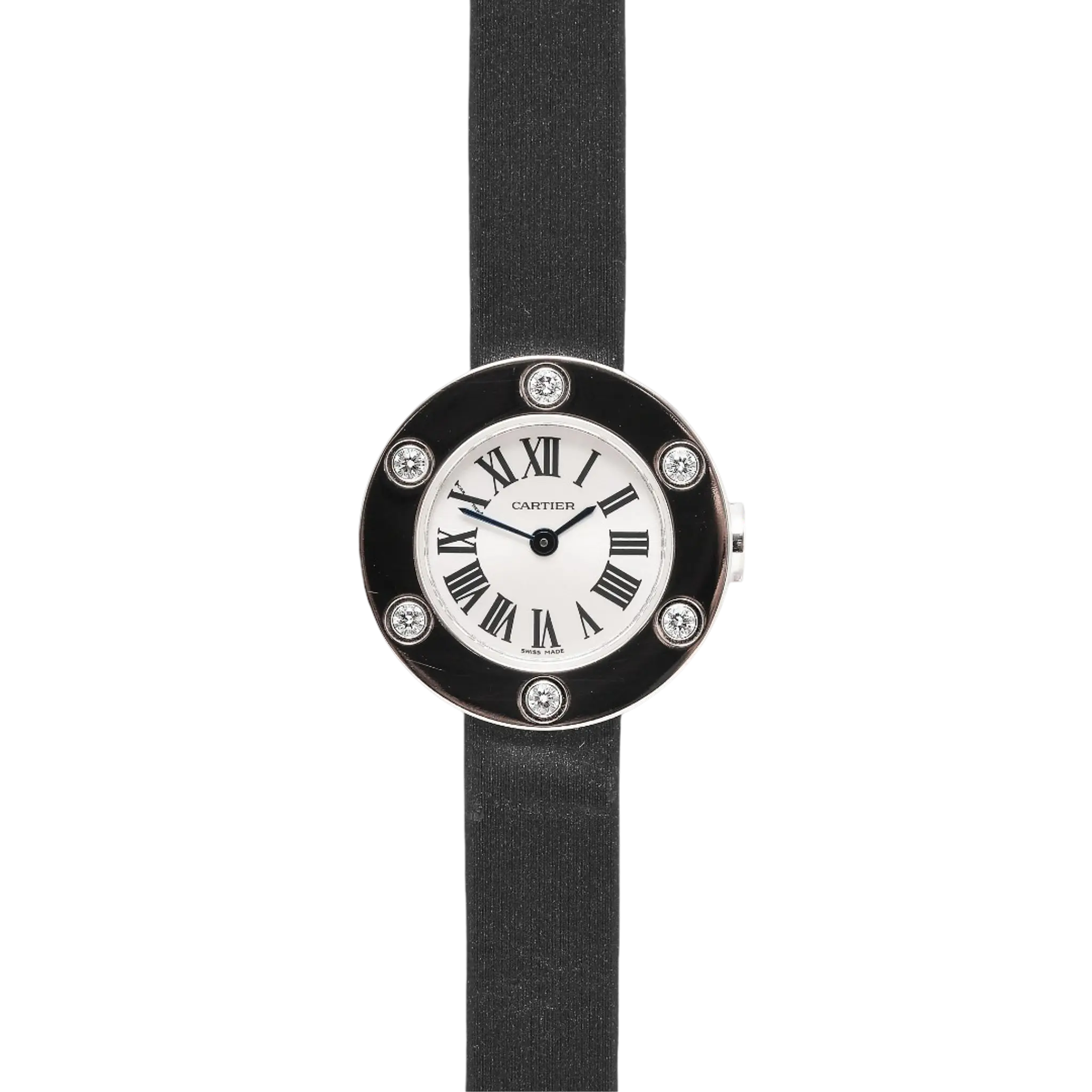 Cartier Love Watch 6 Diamonds (Rhodiumized White Gold) Ref: WE800231