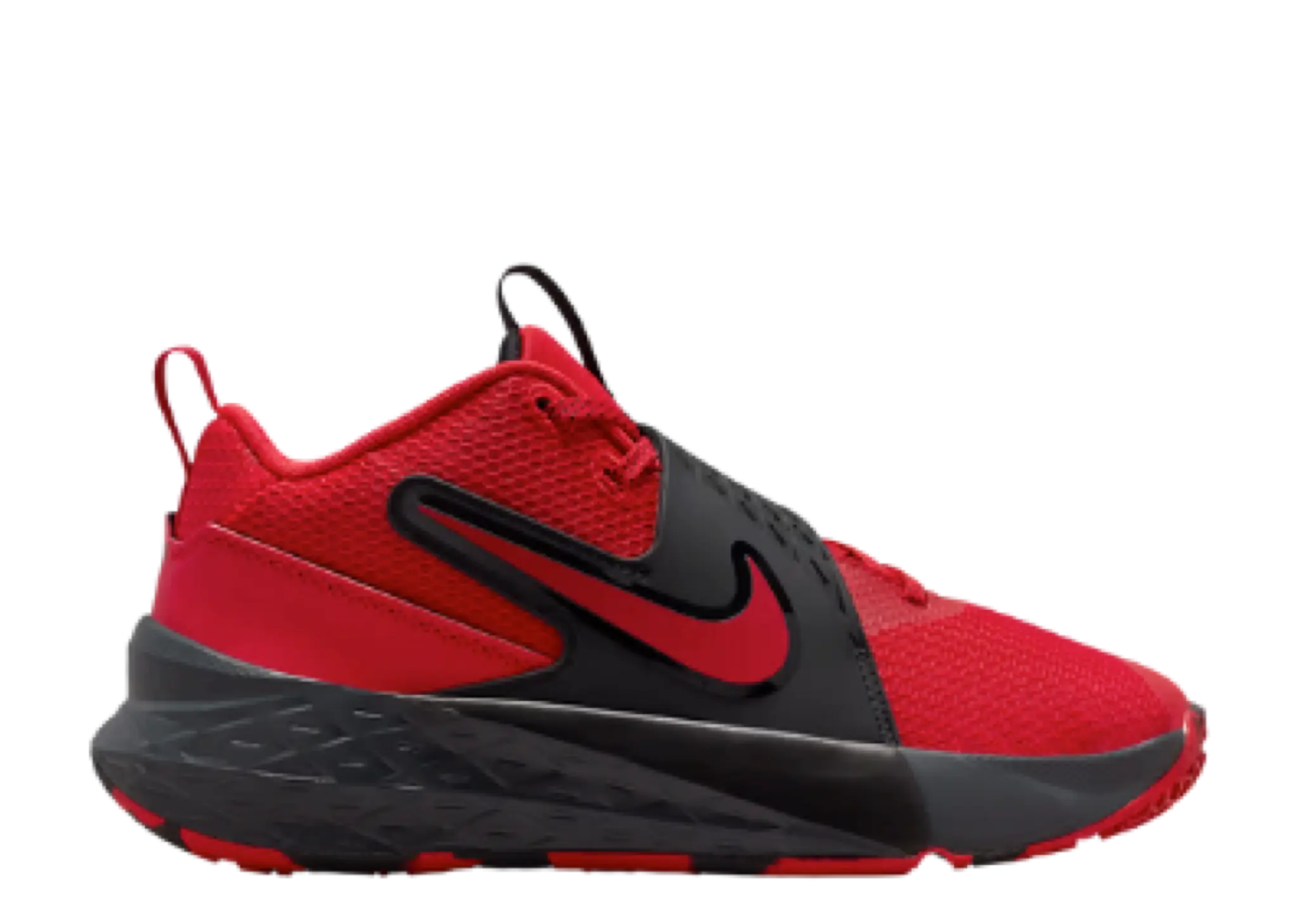 Nike Team Hustle D 12 University Red Black (Grade School)