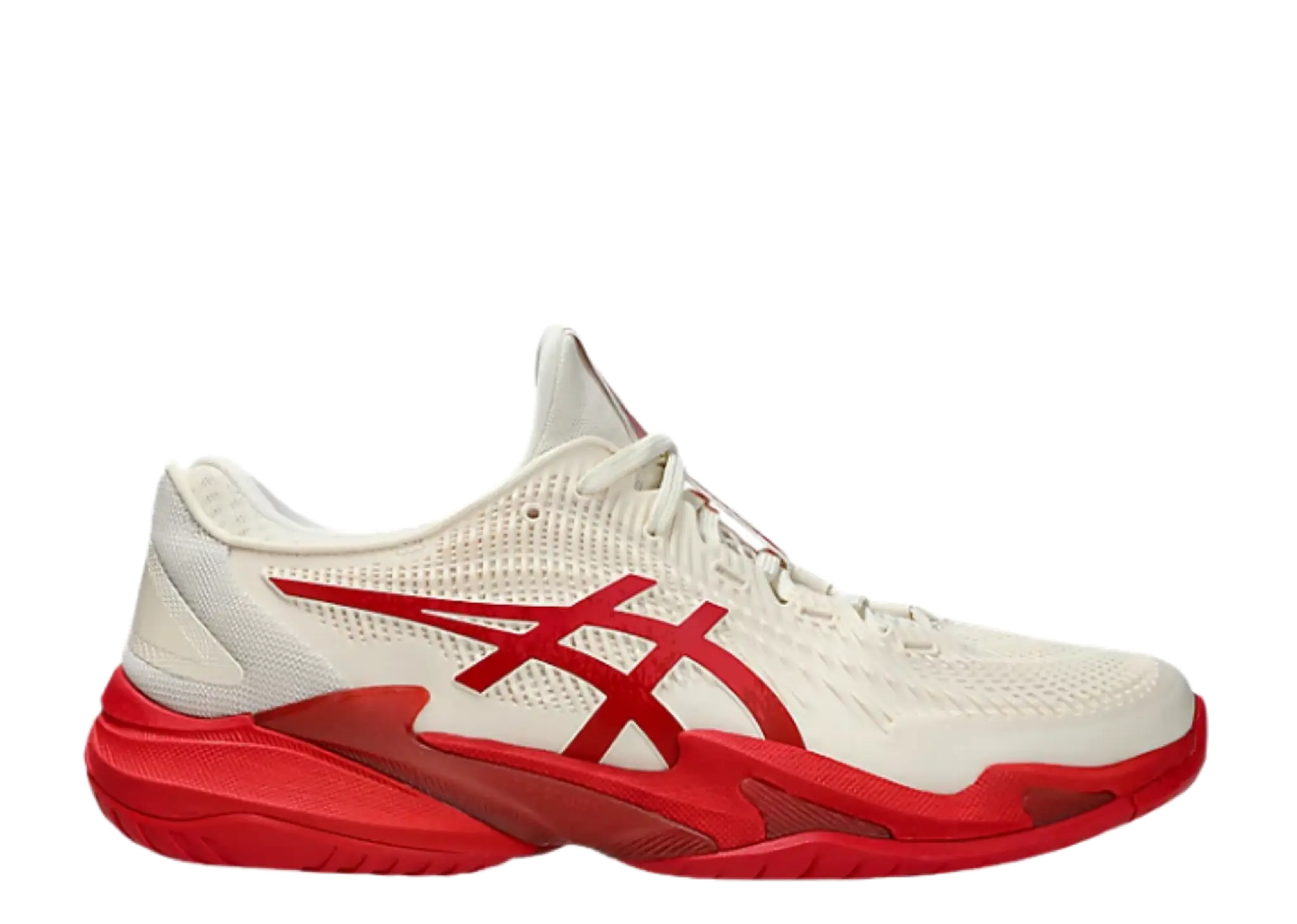 ASICS Court FF 3 Novak Cream Classic Red