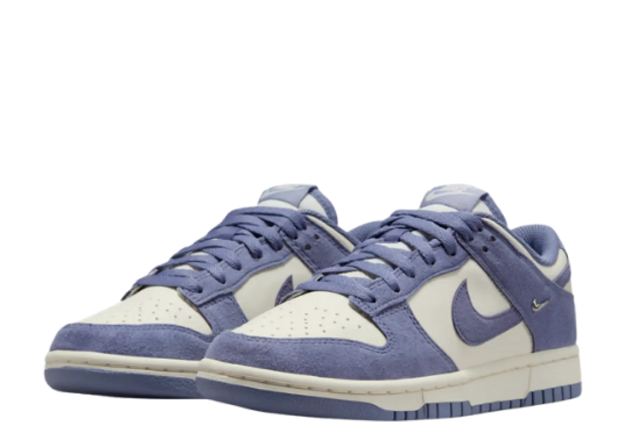 Nike Dunk Low Sail Metallic Silber World Indigo (Women's) - photo 2