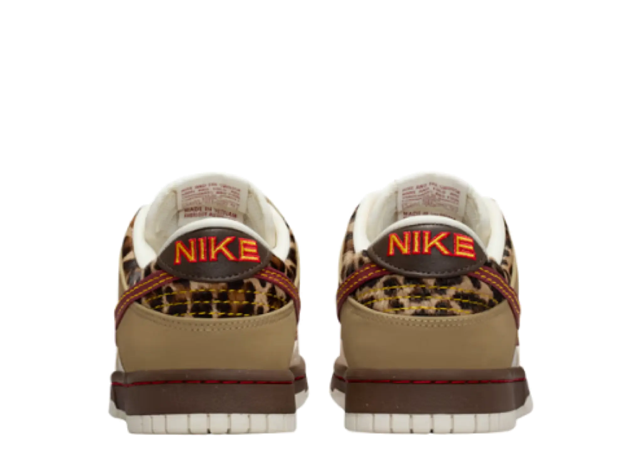 Nike Dunk Low Retro Khaki Team Red Pearl White (Women's) - photo 3