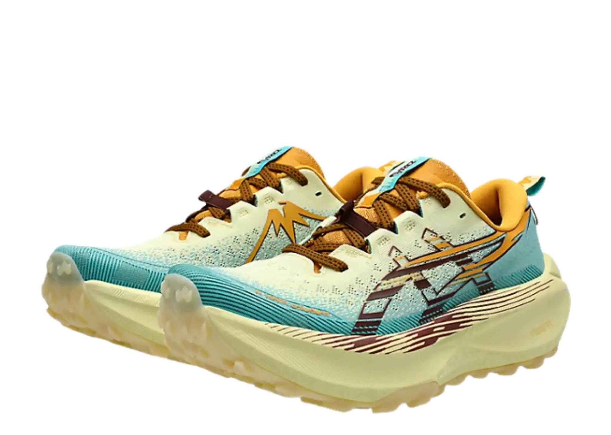ASICS Trabuco Max 4 Wheat Yellow Dark Red Planet - photo 2