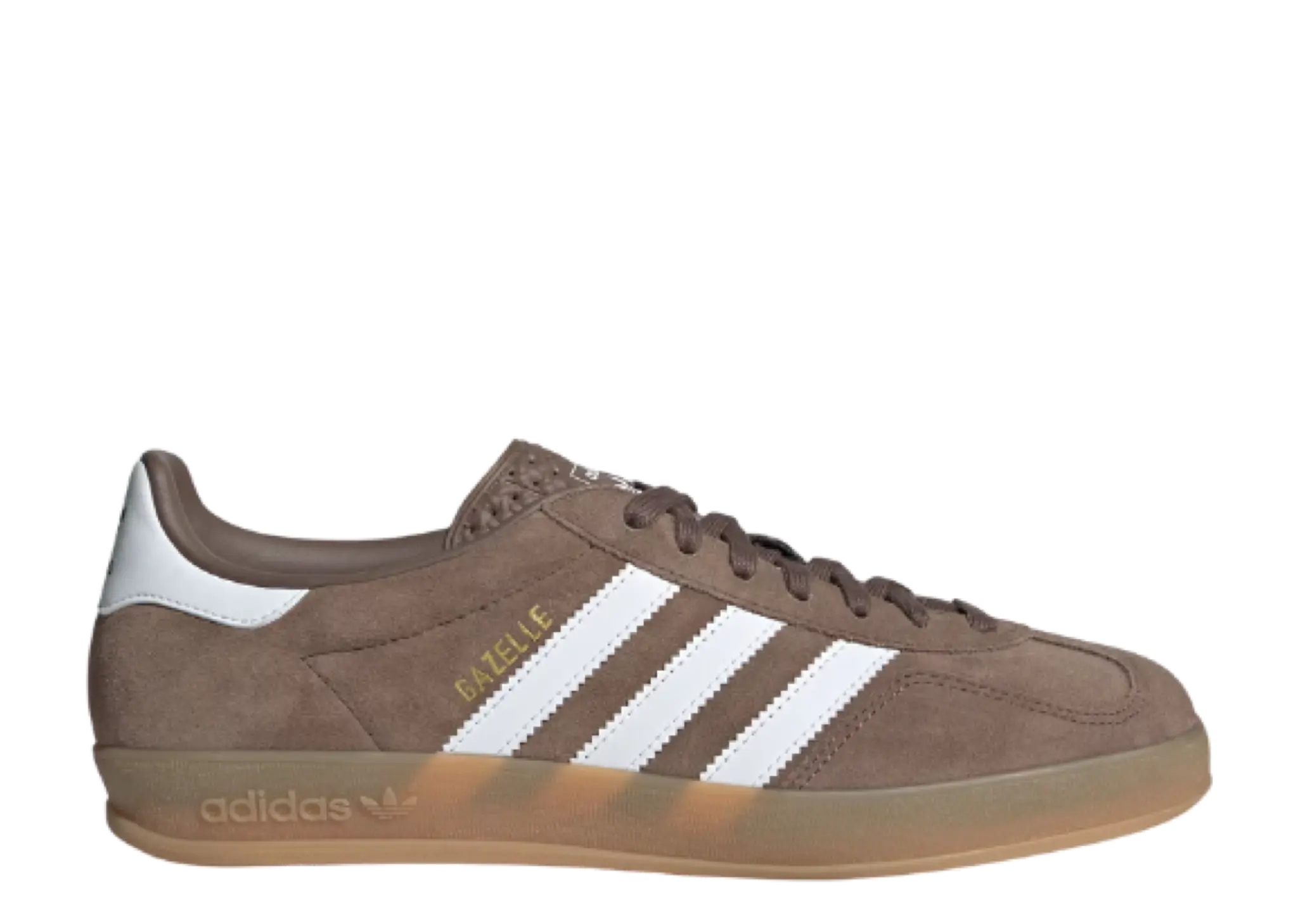 Adidas Gazelle Indoor Earth Strata Cloud White Gold Metallic