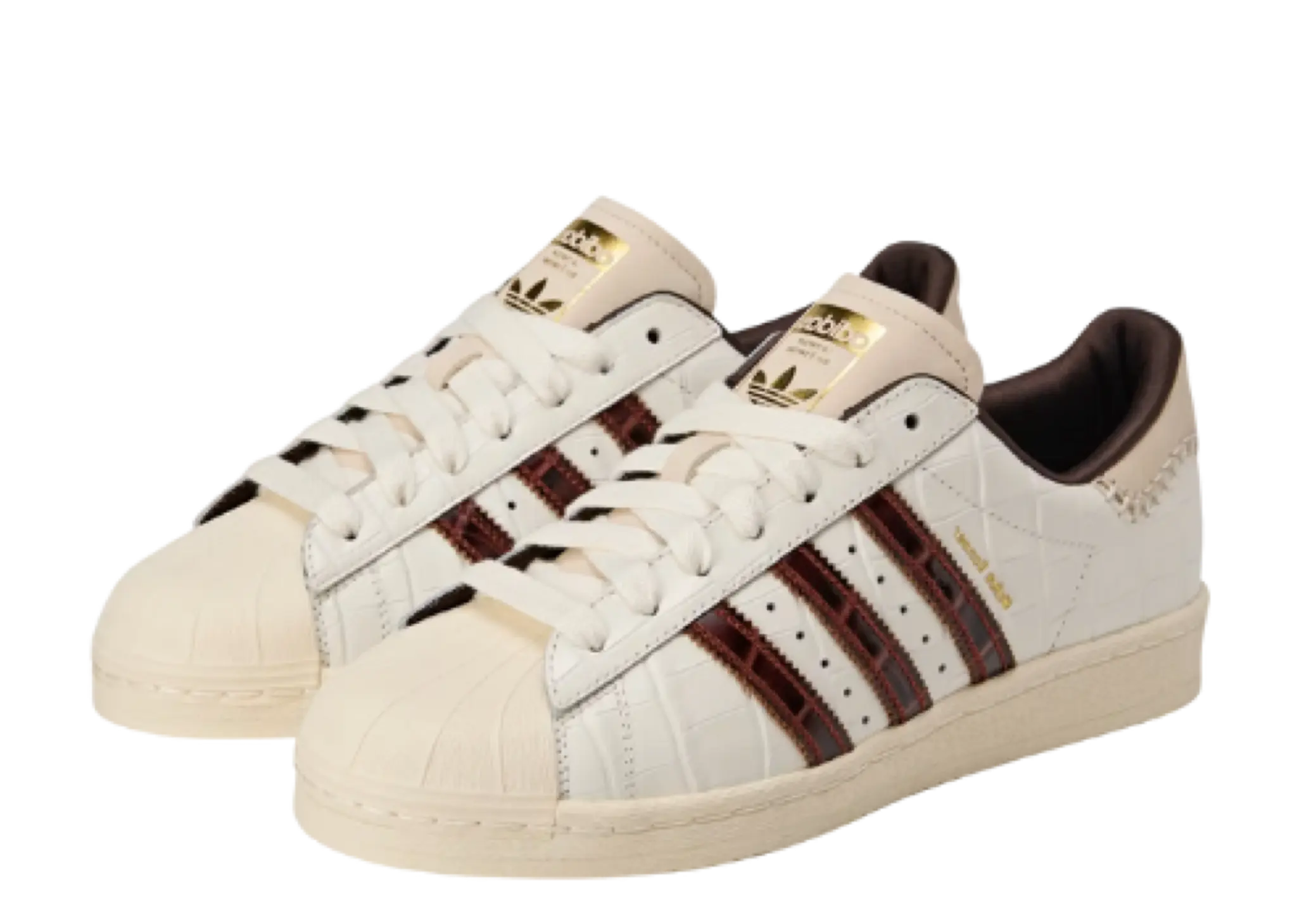 Adidas Superstar Wales Bonner White Brown Croc - photo 2