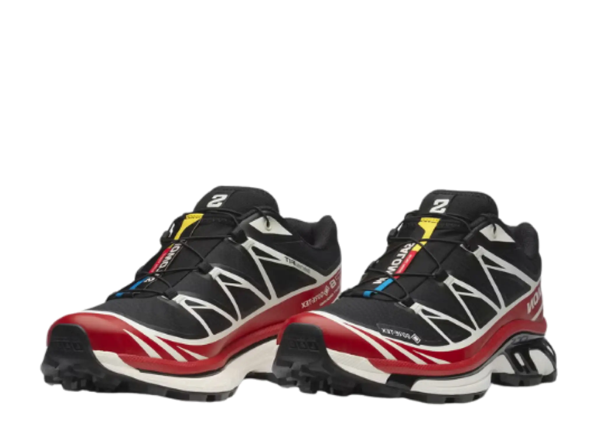 Salomon XT-6 Gore-Tex Black Flame Scarlet - photo 2