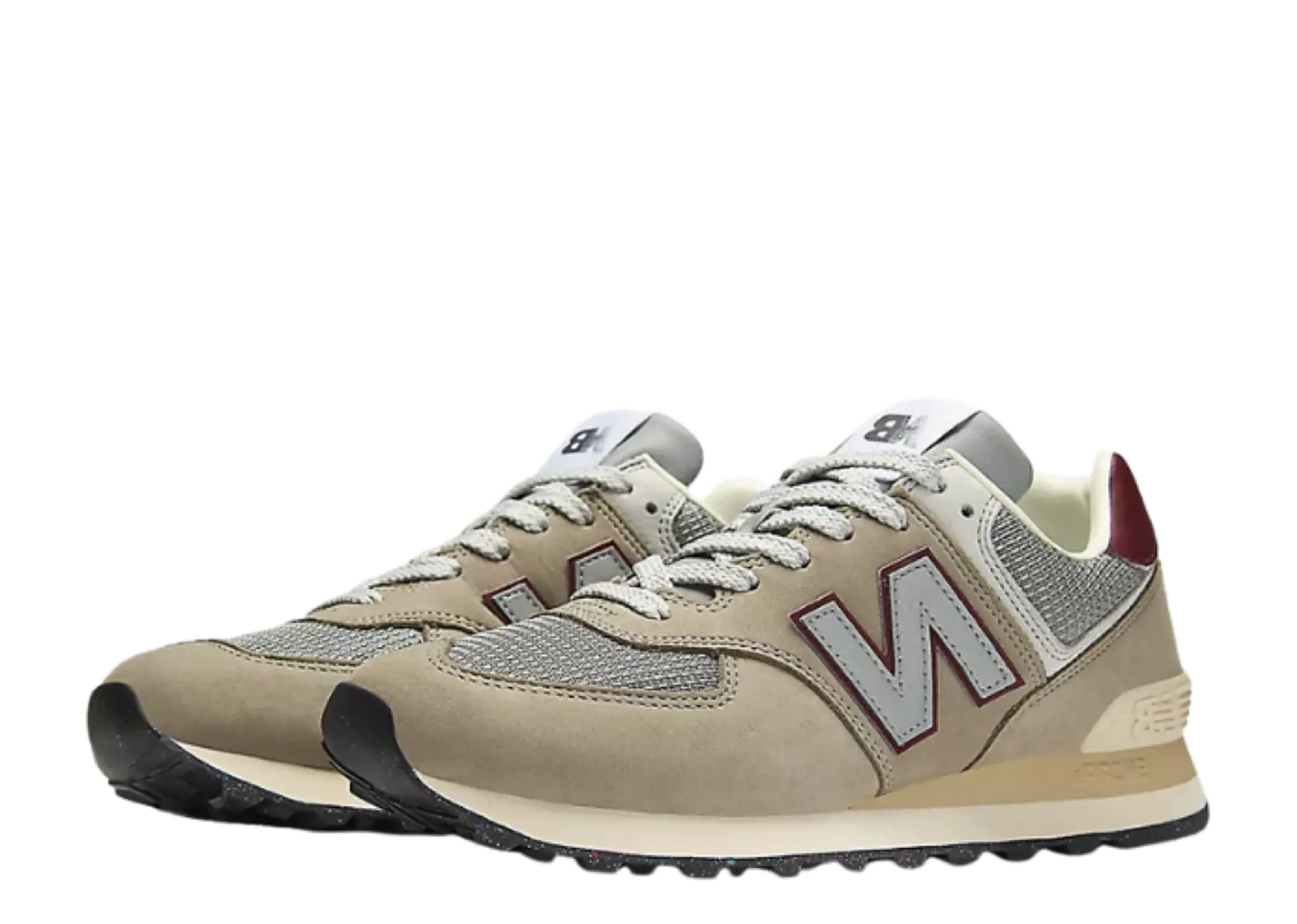New Balance 574 Arid Stone Monarch Burgundy - photo 2