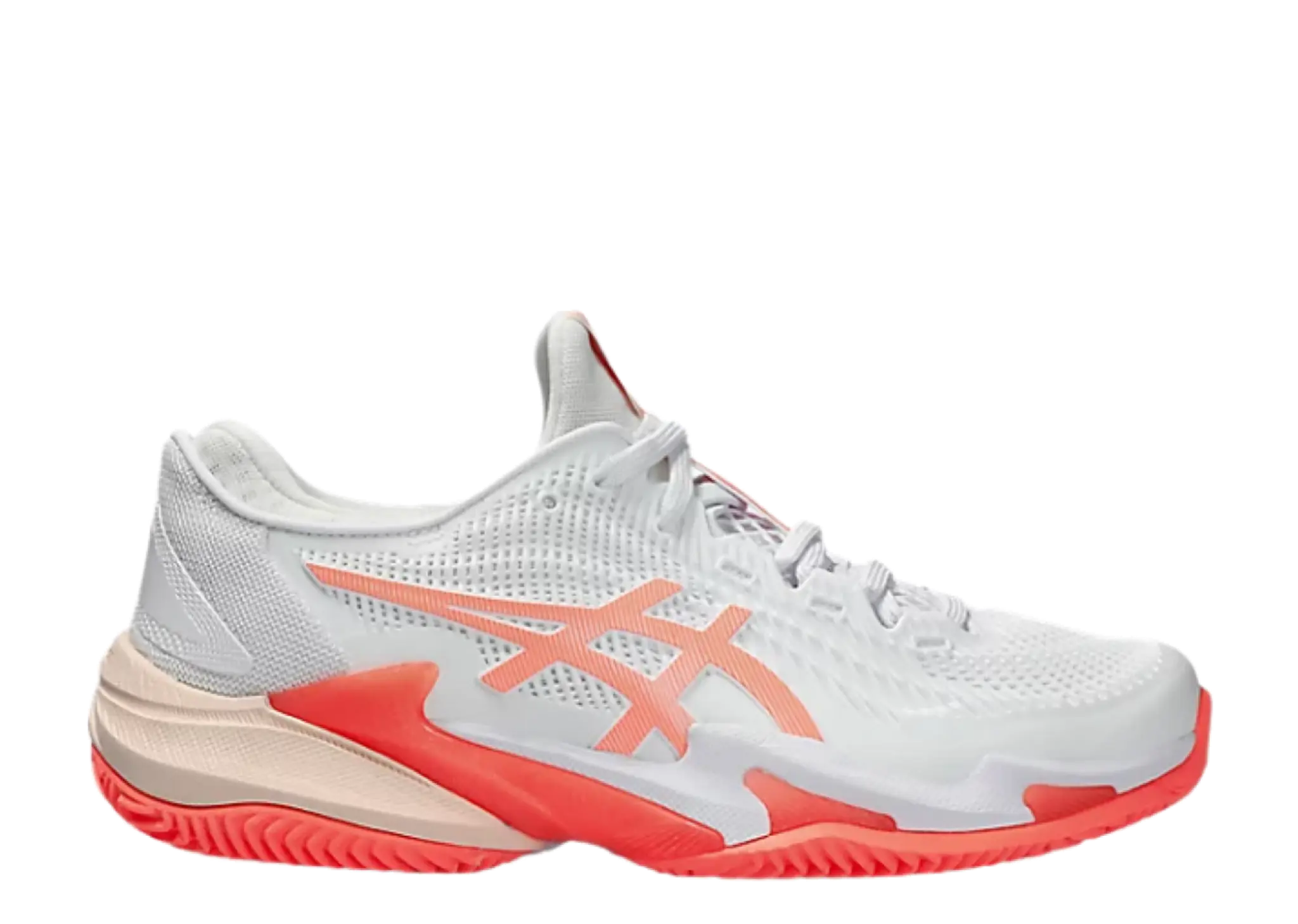 ASICS Court FF 3 Clay White Sun Coral (Women's)