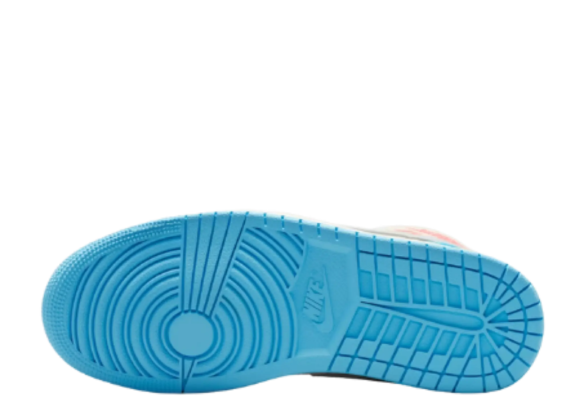 Air Jordan 1 Mid Sail Hot Lava Blue Chill (Women's) - photo 4