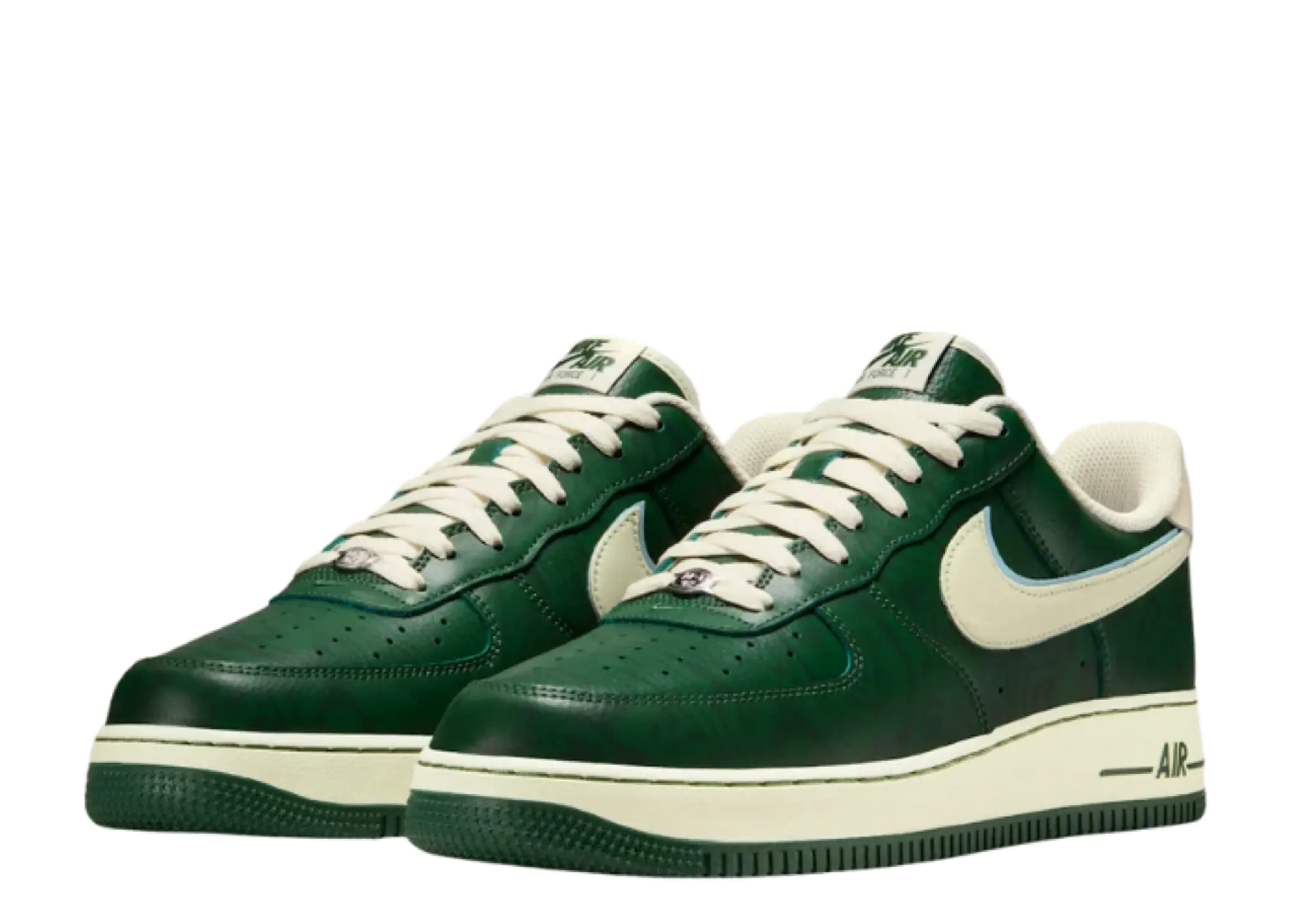 Nike Air Force 1 Low Laams Please Post Bills Fir Sequoia Metallic Silver - photo 2