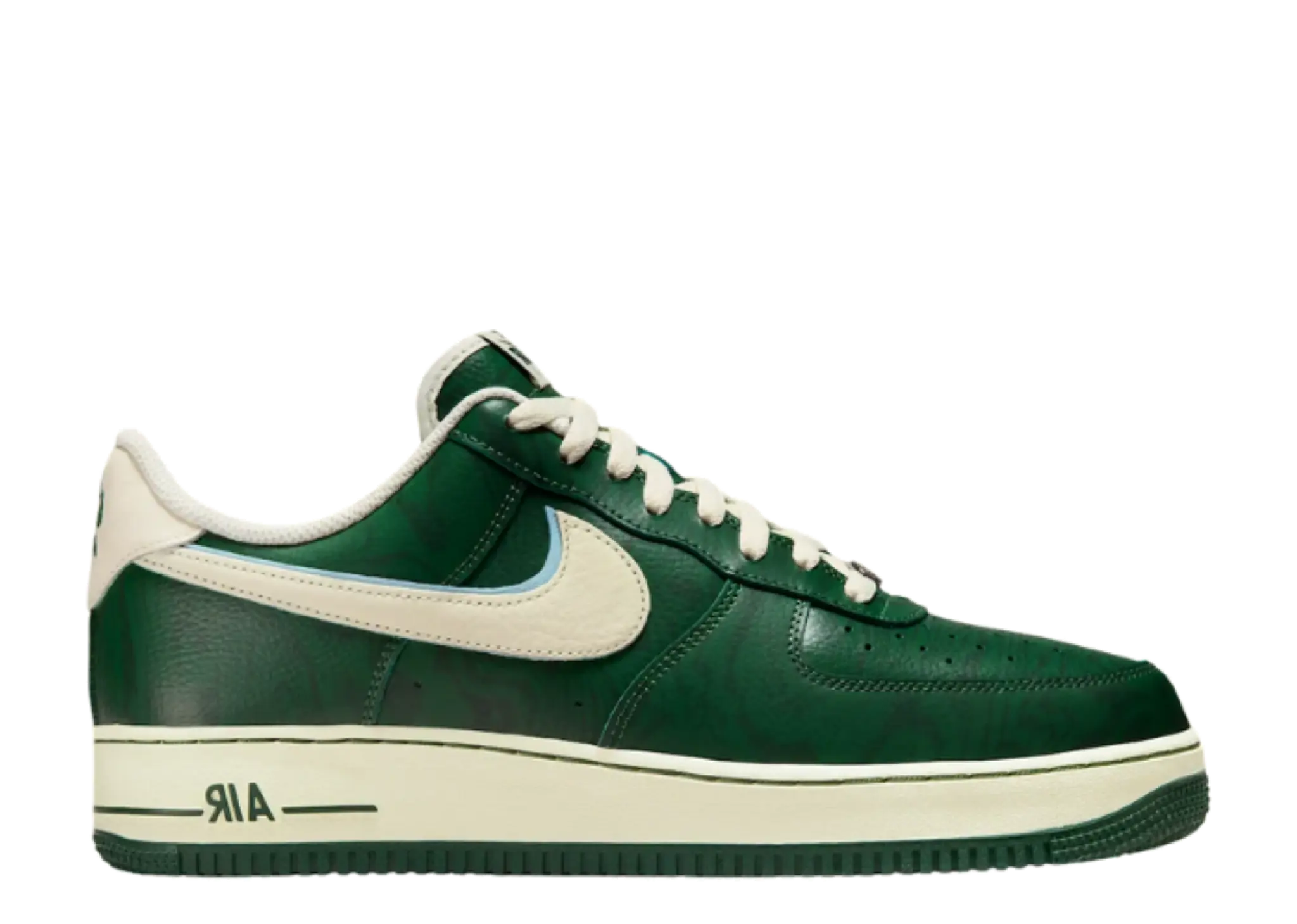Nike Air Force 1 Low Laams Please Post Bills Fir Sequoia Metallic Silver