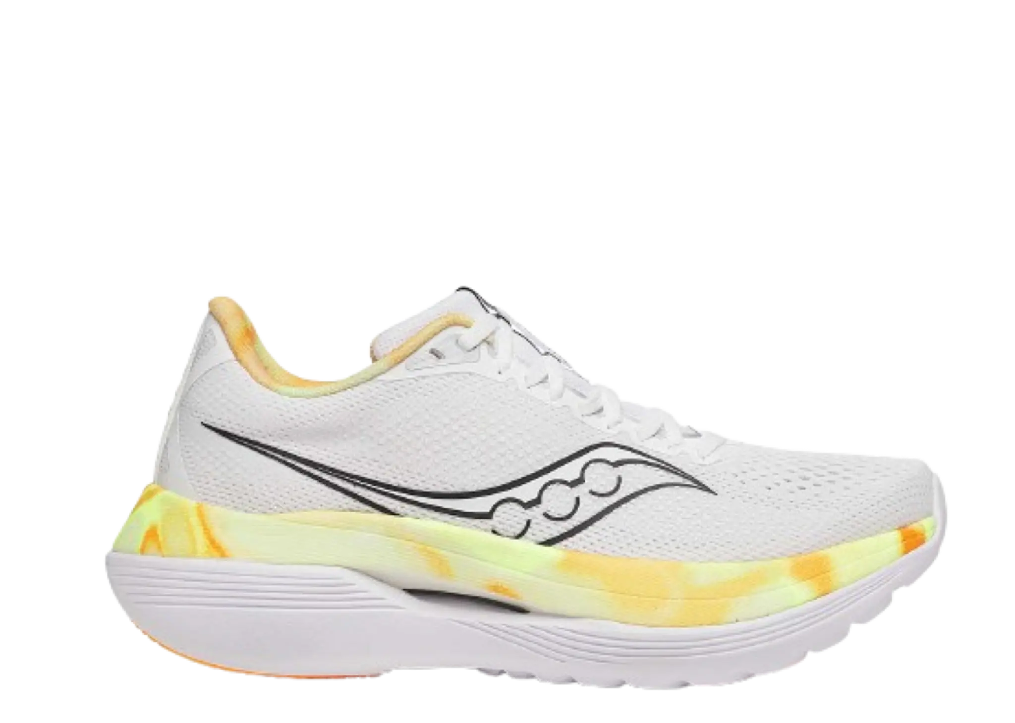 Saucony Endorphin Trainer White Black Yellow Orange