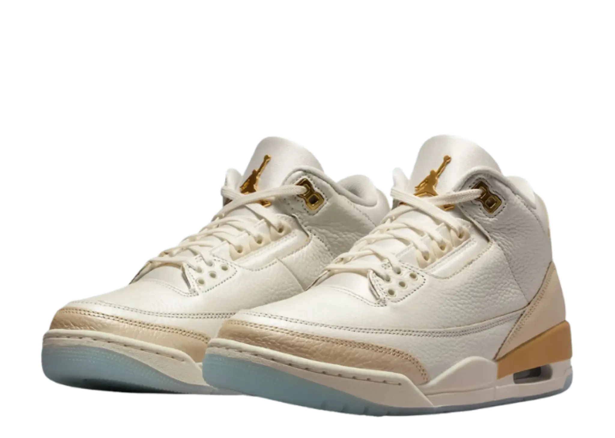 Air Jordan 3 Retro Champagne and Oysters Sail Tean Gold (Women's) - photo 2