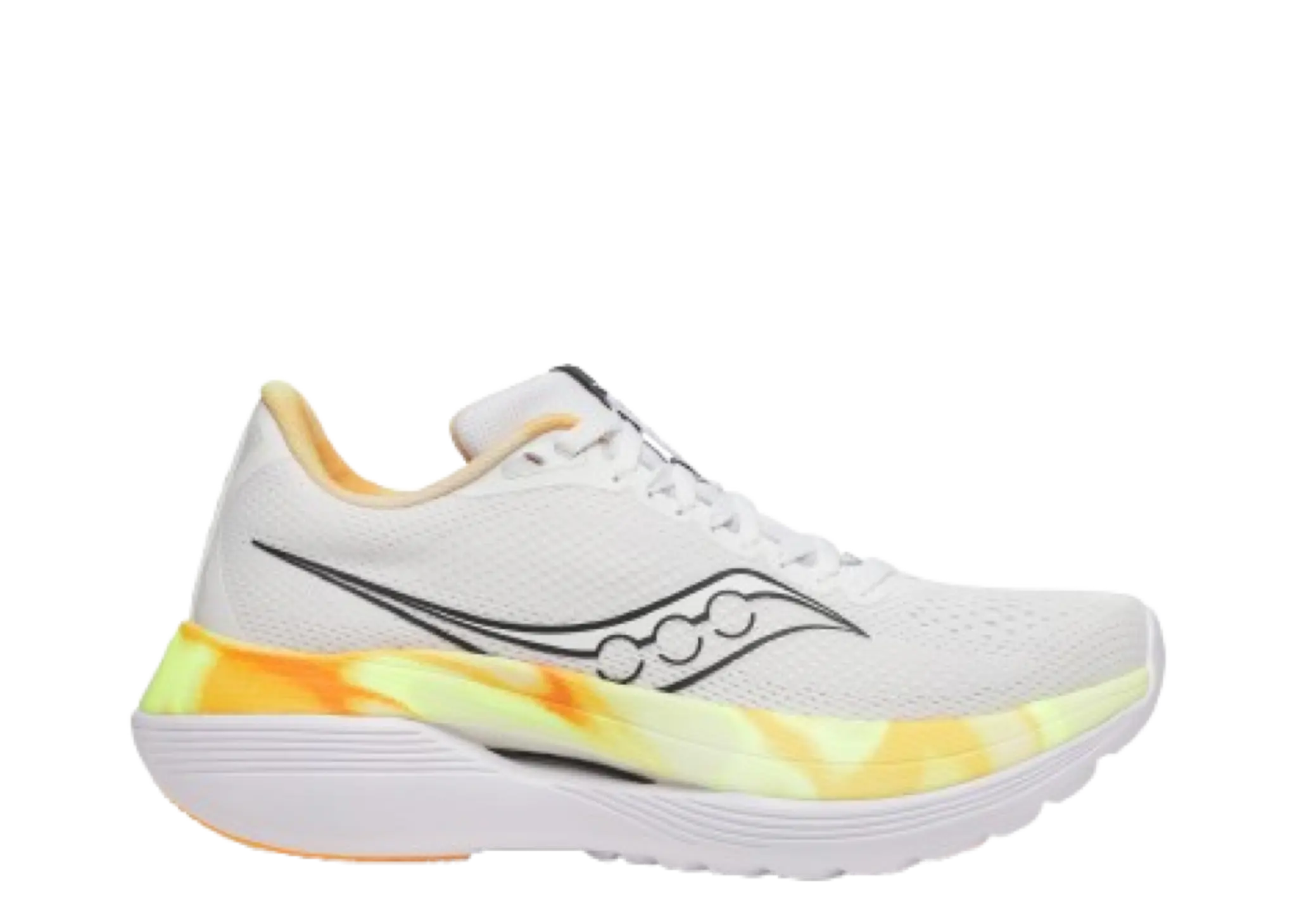 Saucony Endorphin Trainer White Black Yellow Orange (Women's)