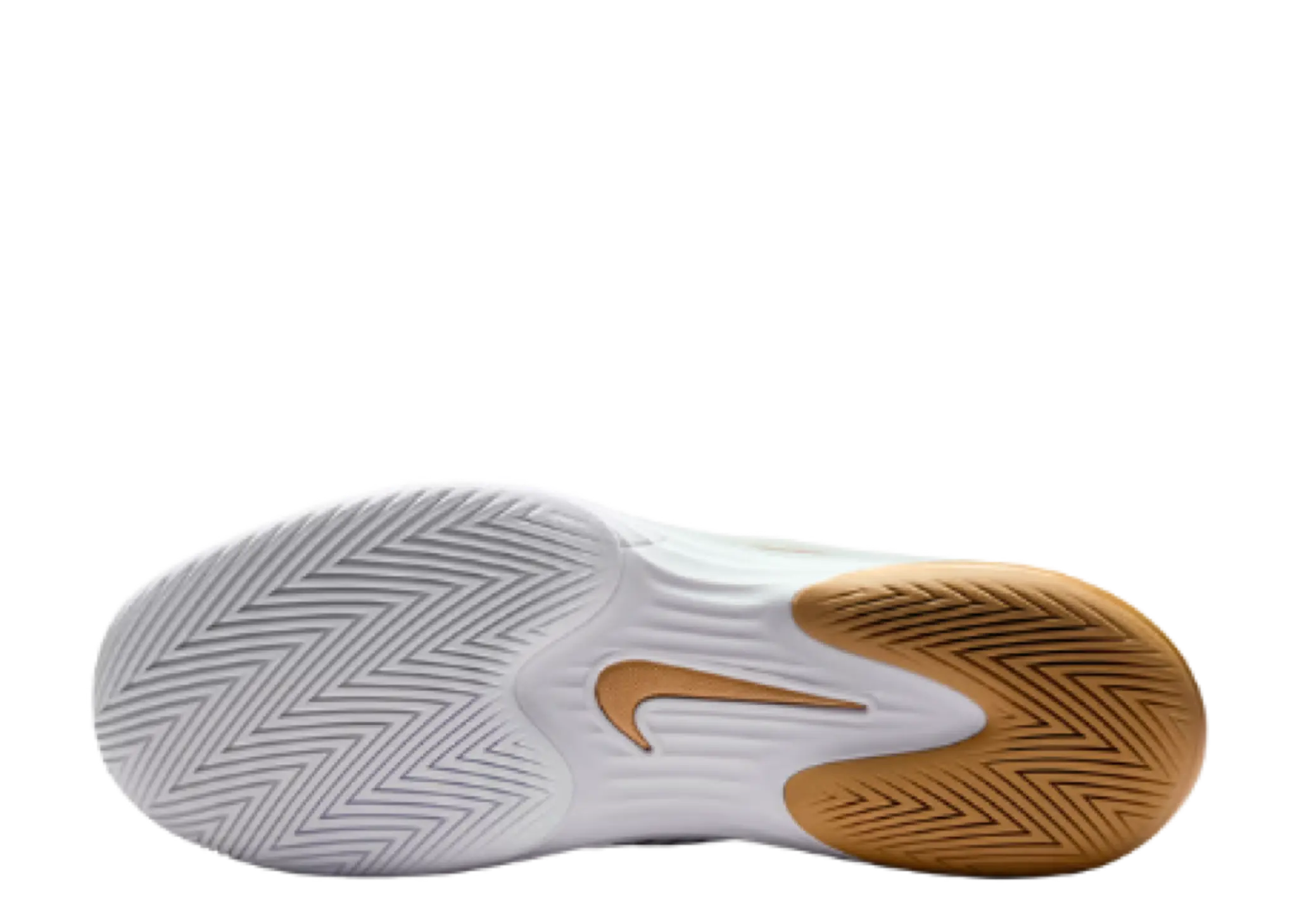 Nike Court Air Zoom Vapor 12 Hypersmash HC White Pure Platinum Metallic Gold - photo 4