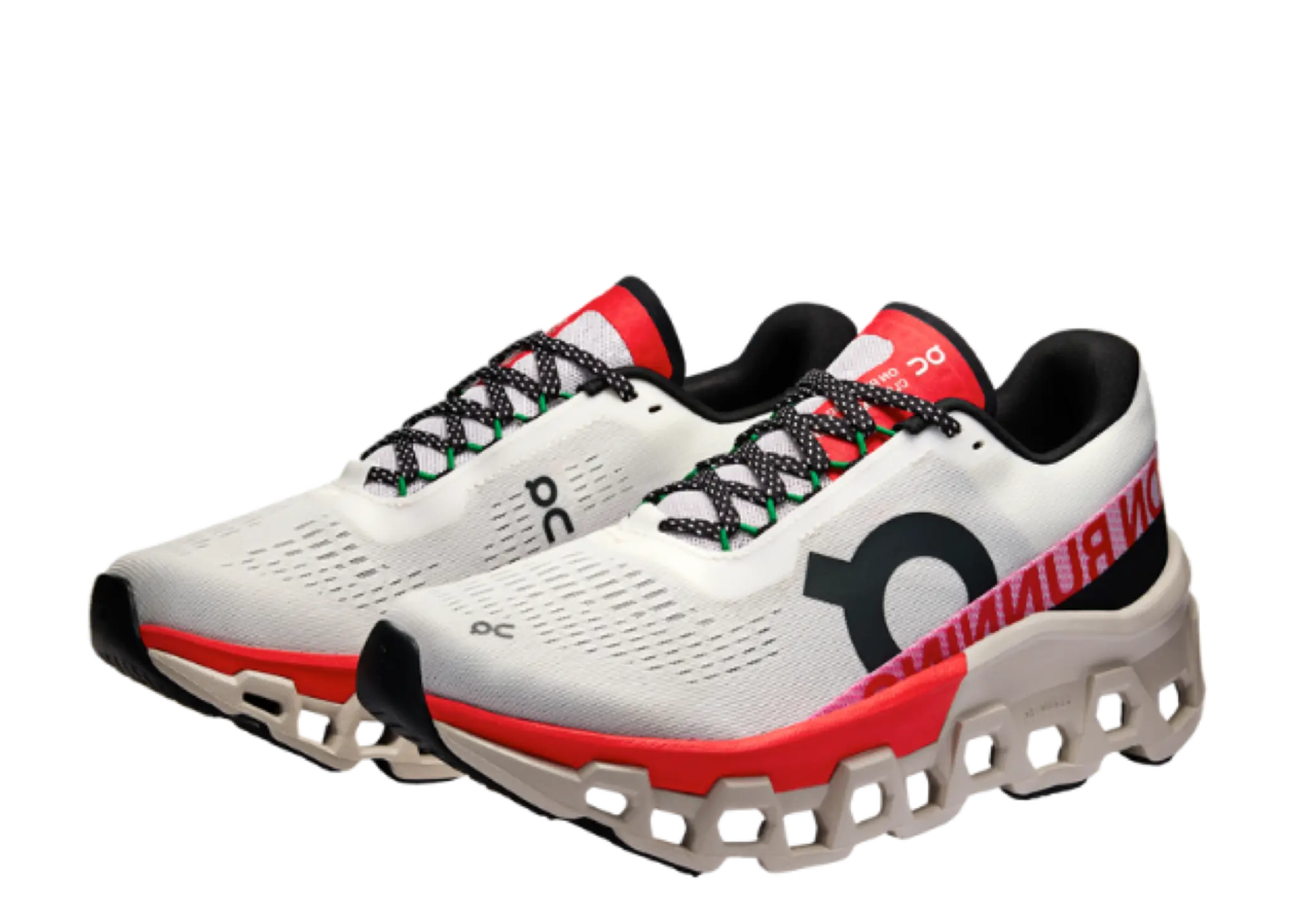 On Running Cloudmonster 2 Ivory Silver Red (Women's) - photo 2