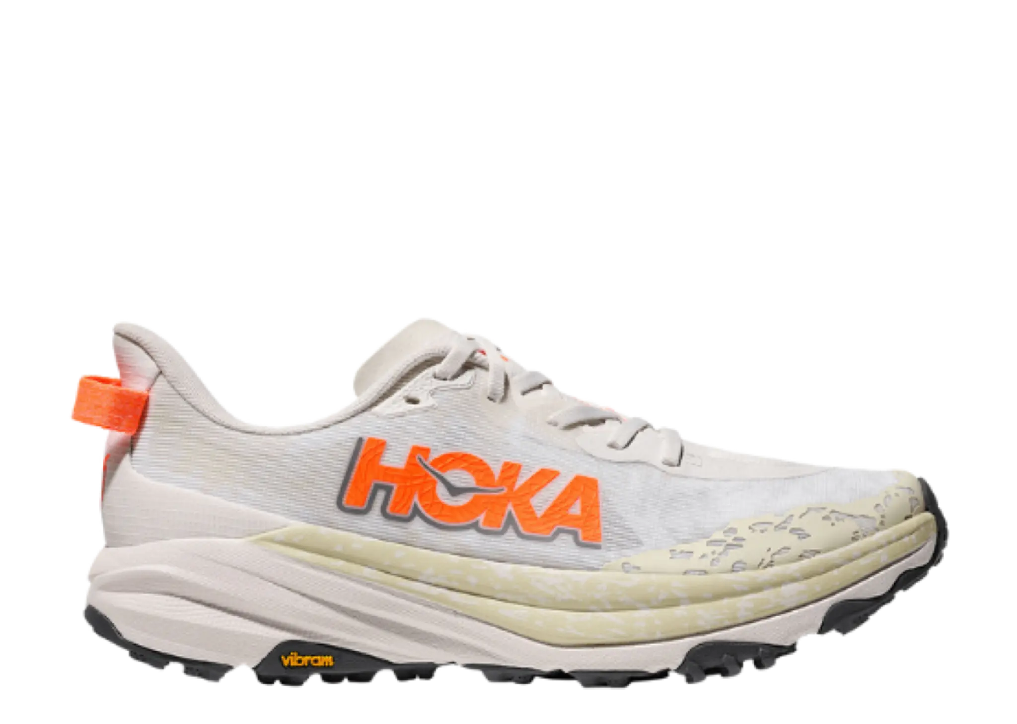 Hoka One One Speedgoat 6 White Neon Tangerine