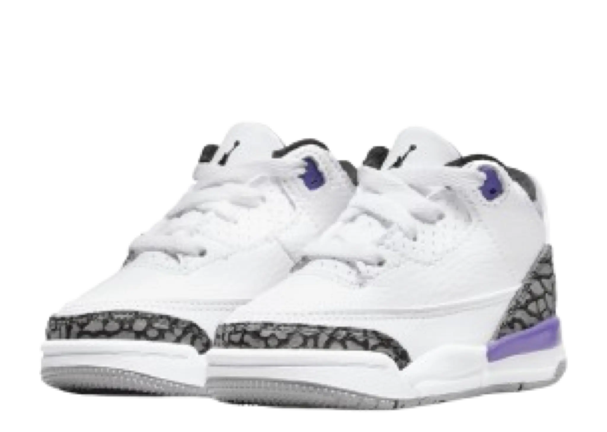 Air Jordan 3 Retro Dark Iris (Toddler) - photo 2