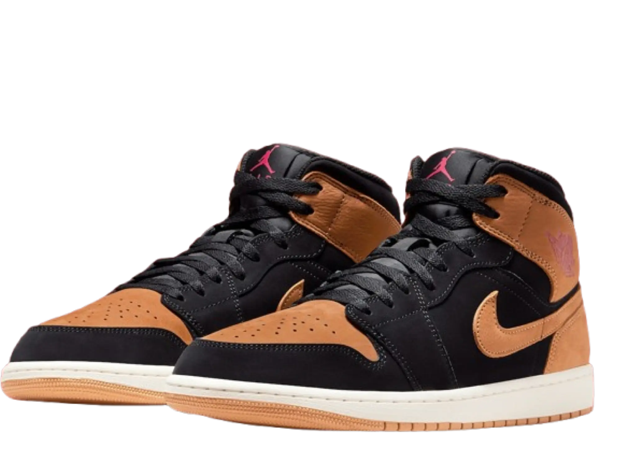 Air Jordan 1 Mid SE Black Flax - photo 2