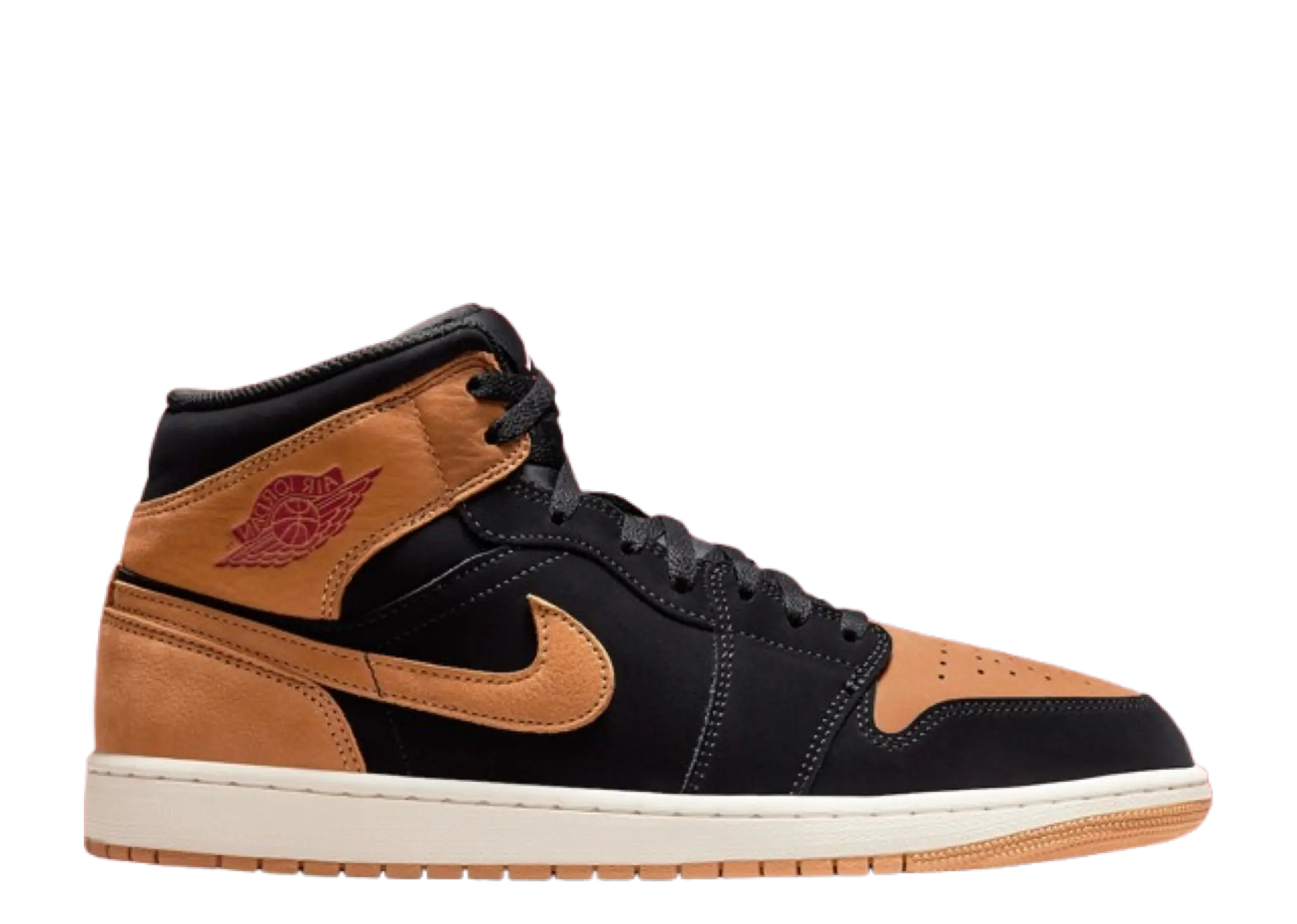 Air Jordan 1 Mid SE Black Flax