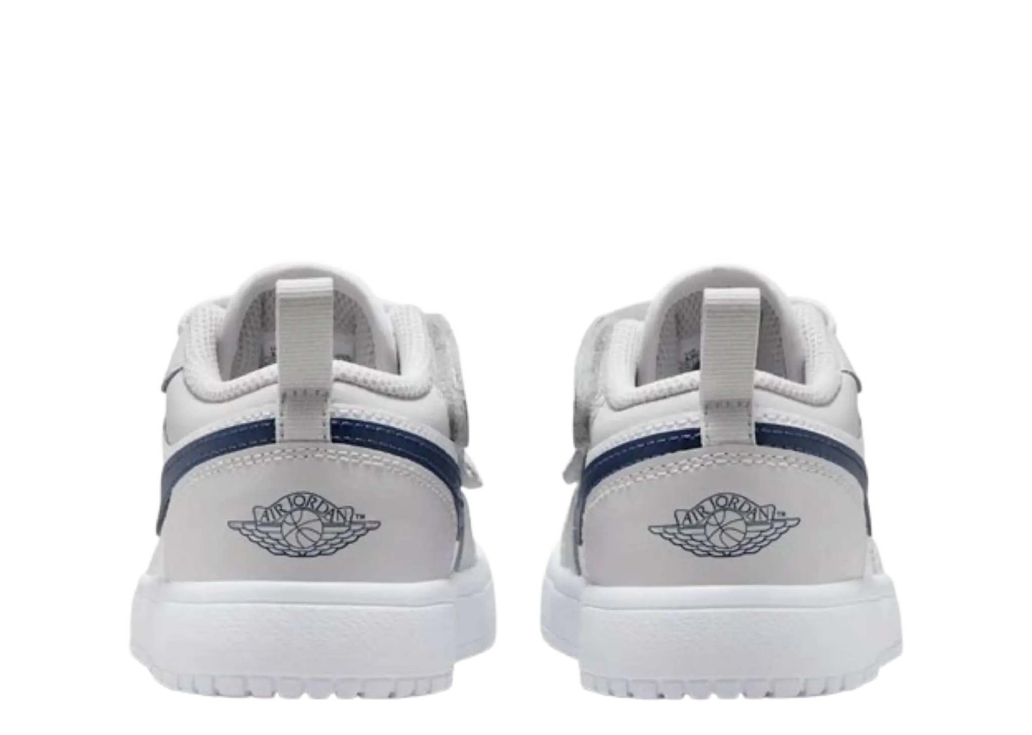 Air Jordan 1 Low ALT White Grey Gum Medium Brown Midnight Navy (Pre-School) - photo 3