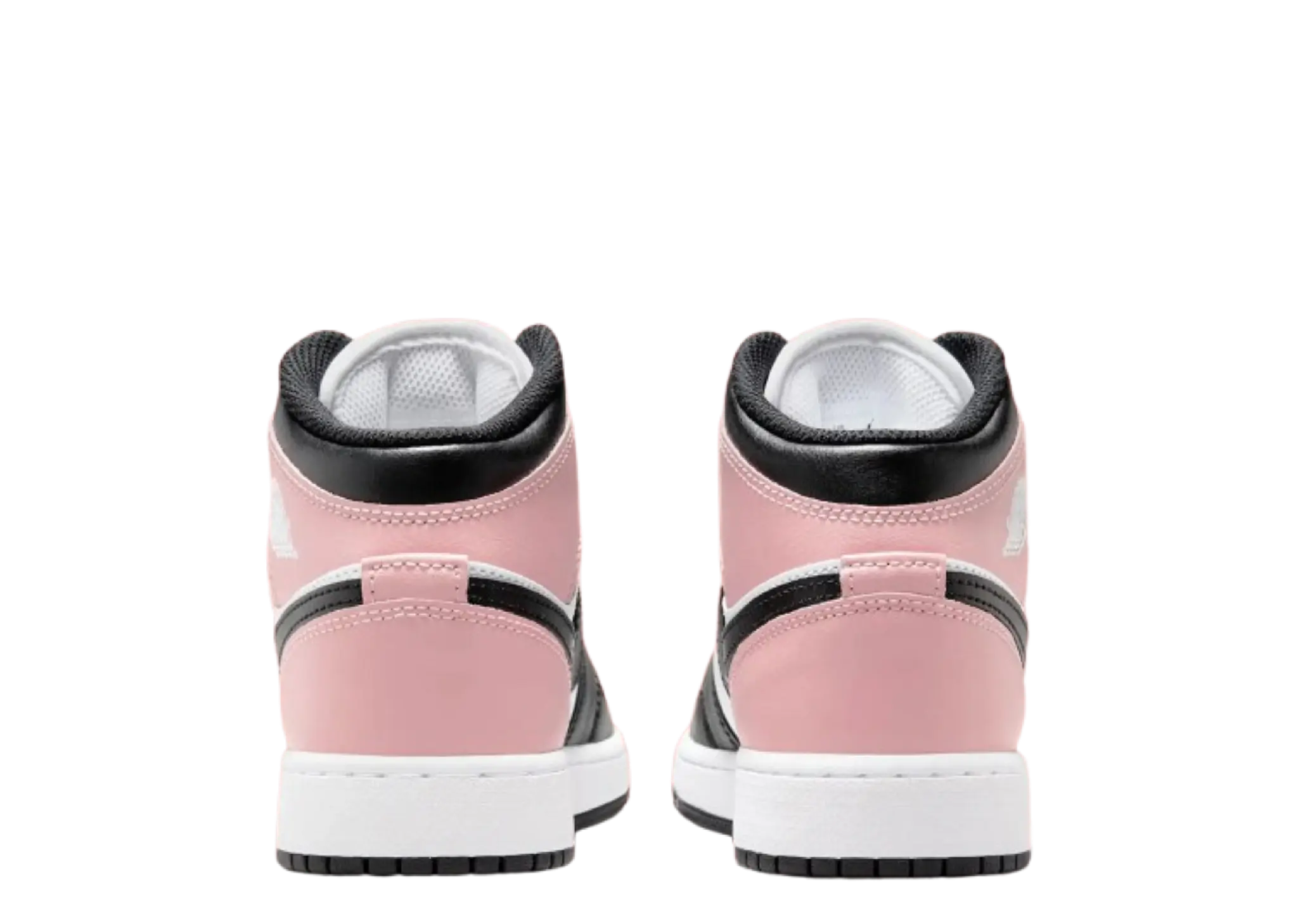 Air Jordan 1 Mid White Rust Pink Black (Grade School) - photo 3