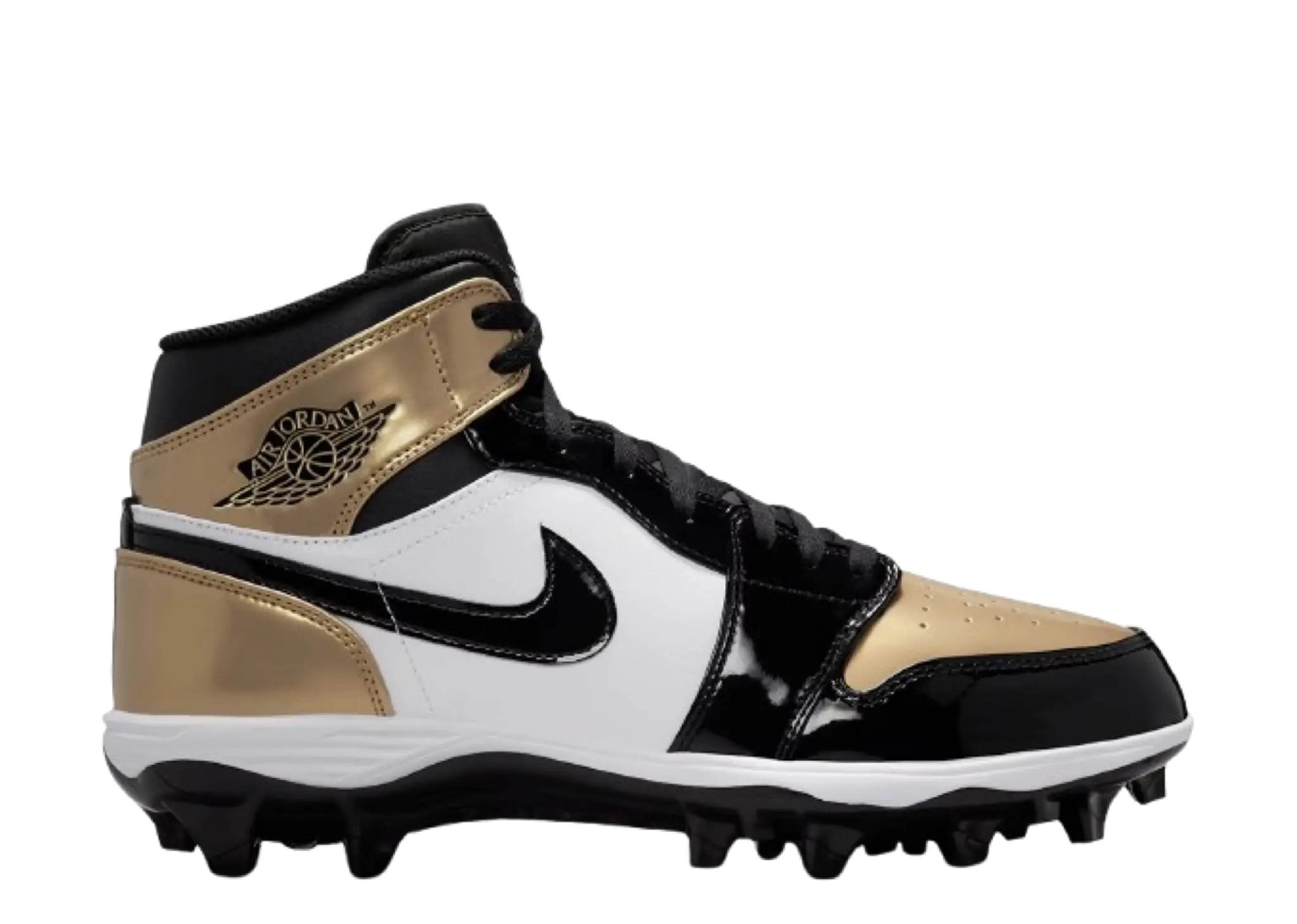 Air Jordan 1 Mid TD Cleat Gold Toe