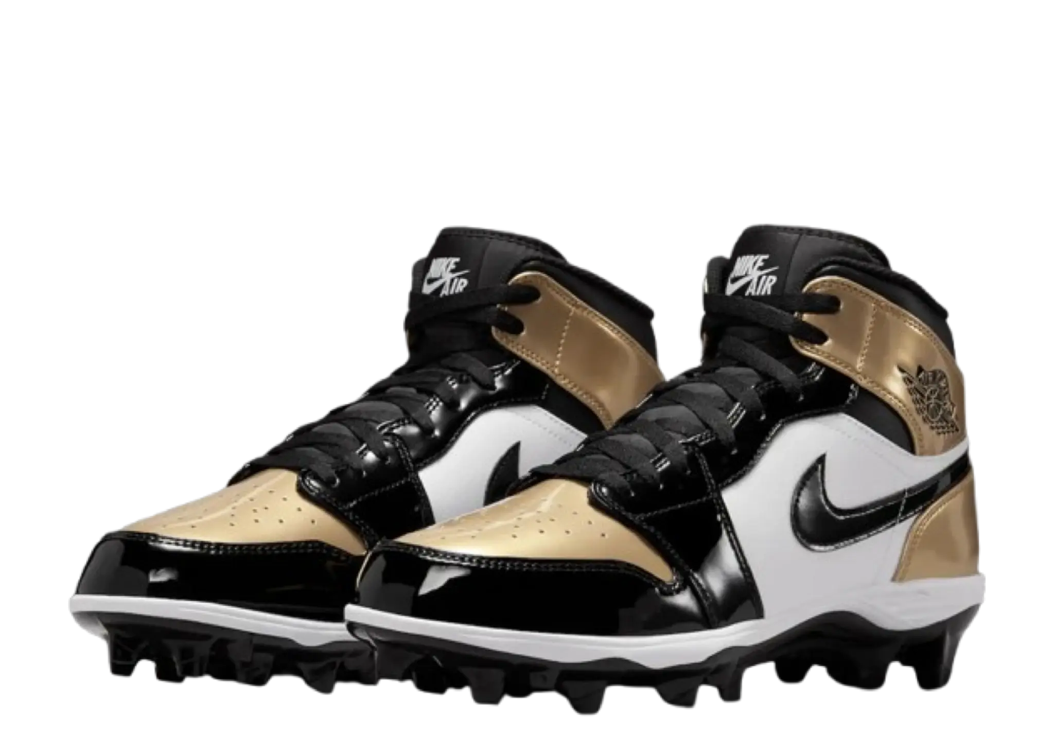 Air Jordan 1 Mid TD Cleat Gold Toe - photo 2