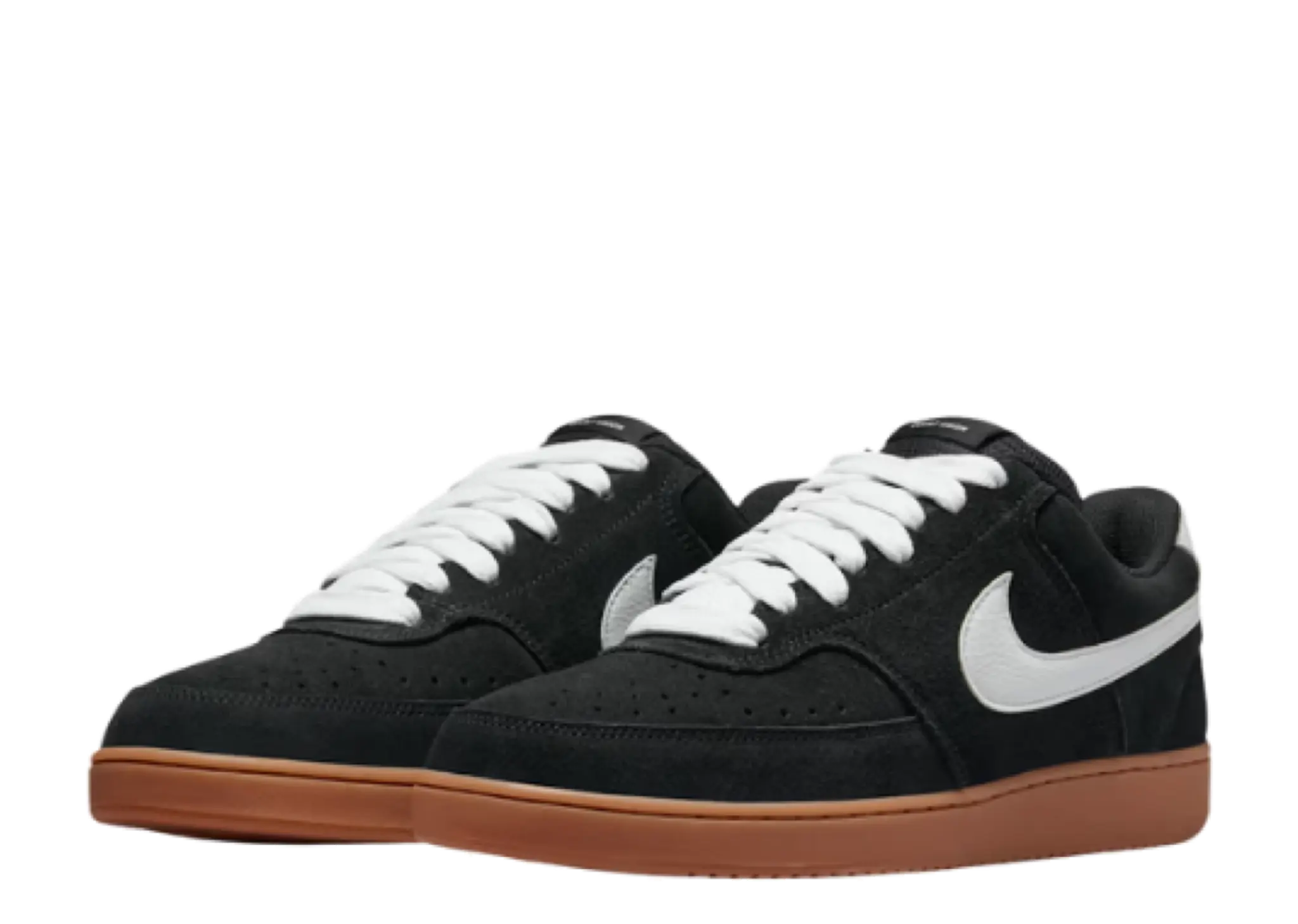 Nike Court Vision Low FL Black White Gum - photo 2