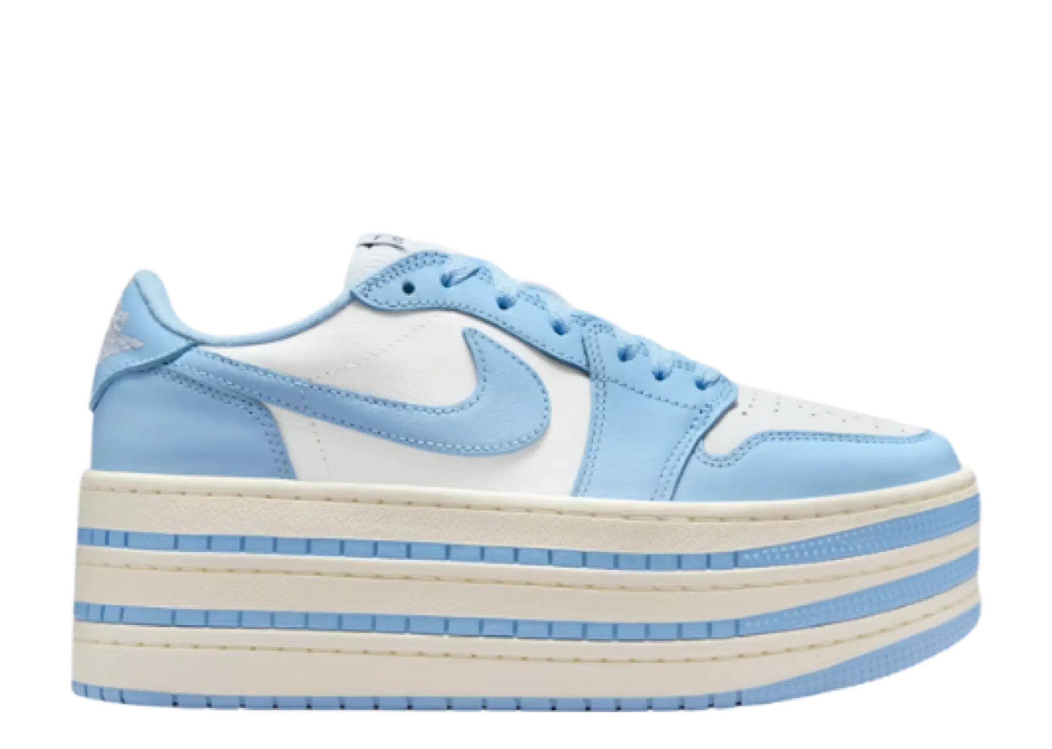 Air Jordan 1 Low Triple Stack Psychic Blue White (Women's)